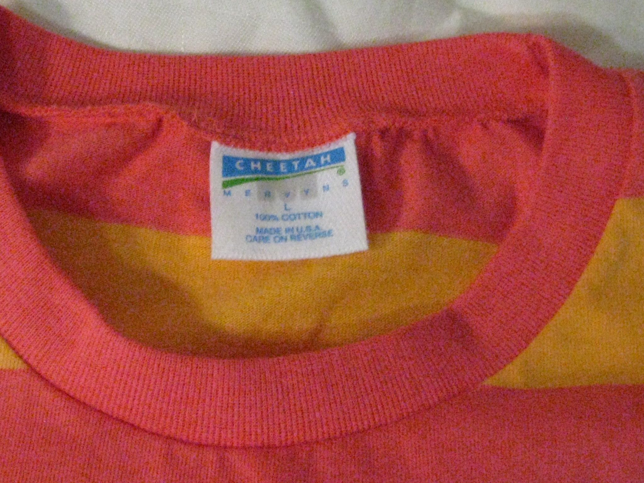 Vintage Deadstock Vintage Custom Striped T-Shirt Size US L / EU 52-54 / 3 - 5 Thumbnail