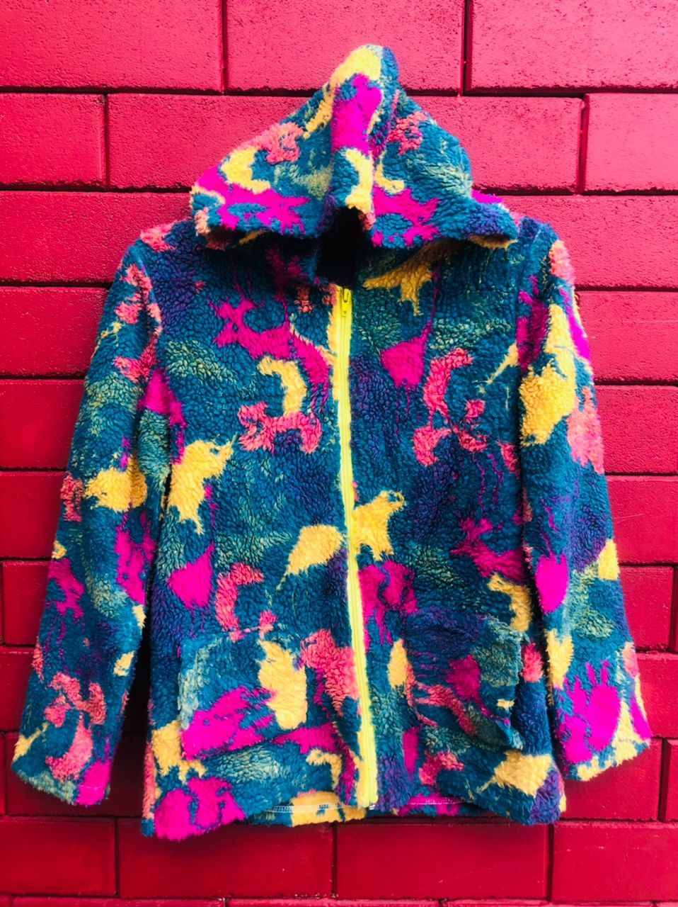 image of Vintage Animal Japanese Designer Fashion Style Hoodie, Men's (Size Medium)