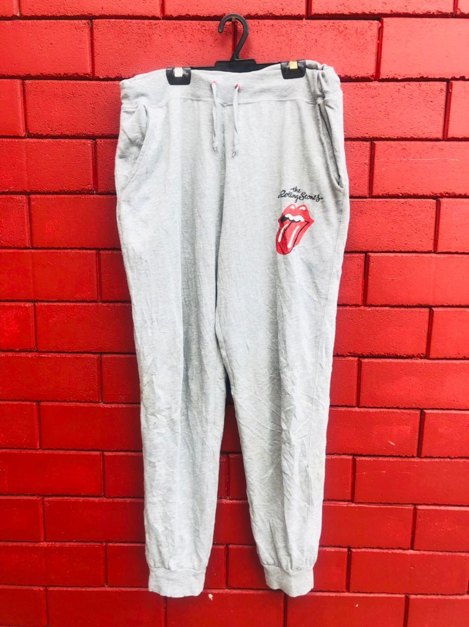 image of Band Tees x Vintage Rolling Stone Band Music Designer Fashion Style in Grey, Men's (Size 29)