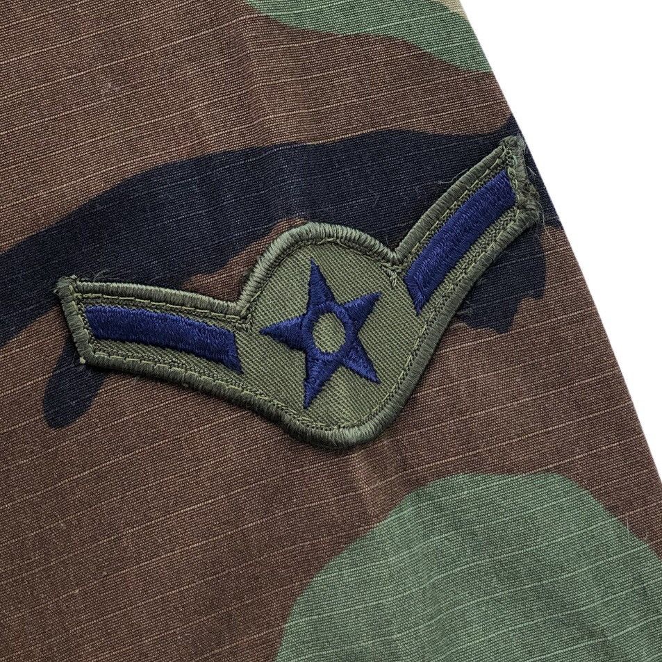 Vintage 🔥Vintage 80s US Air Force Woodland Camo Jacket With Patches Size US S / EU 44-46 / 1 - 11 Thumbnail
