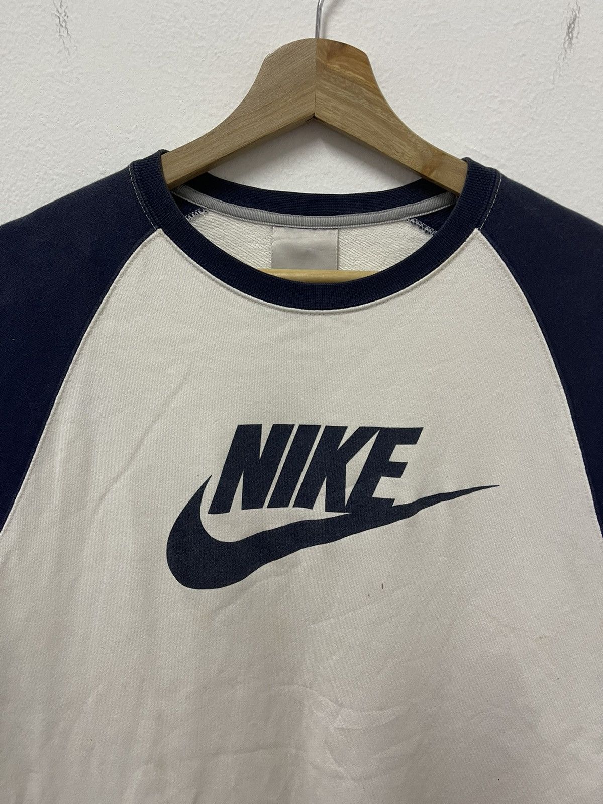 Nike × Vintage Vintage Nike Swoosh Big Logo Crewneck Sweatshirt Size US S / EU 44-46 / 1 - 3 Thumbnail