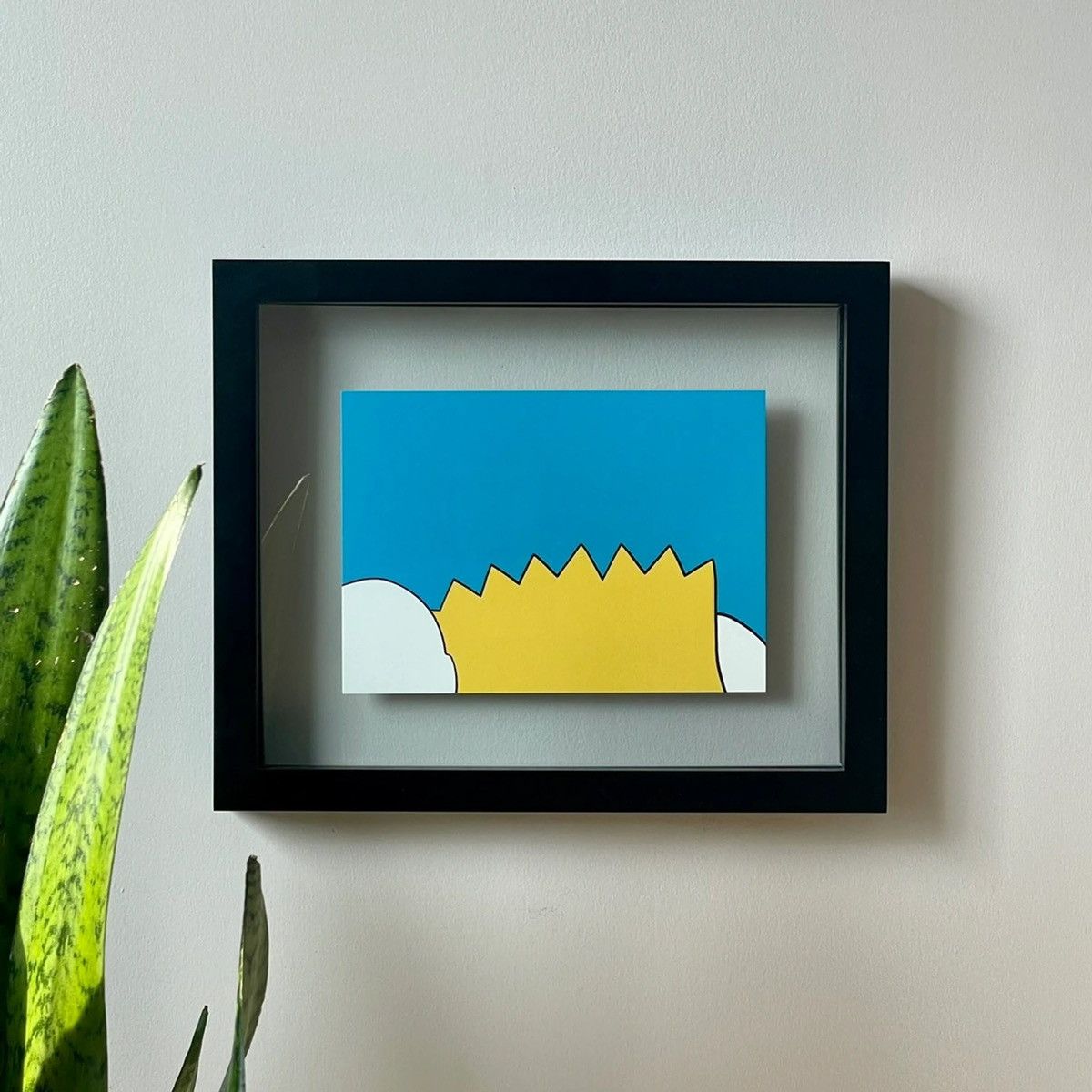 image of Kaws Kimpsons Bart Poster in Black, Men's