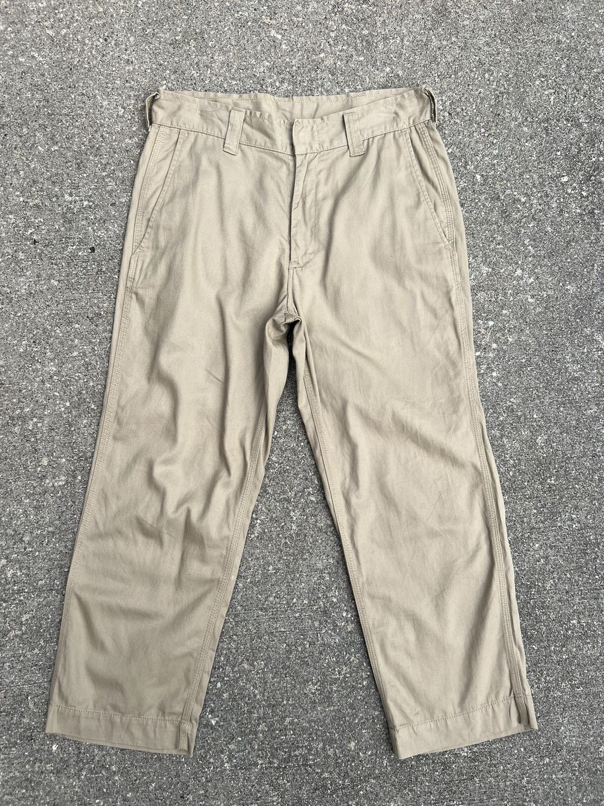 Needles NEPENTHES Purple Label Khaki Trouser Work Pant Size US 31 - 1 Thumbnail