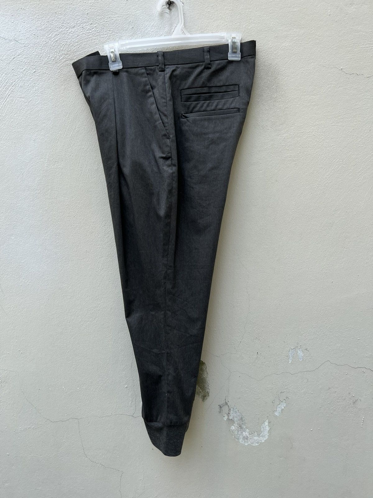 Vintage MILOK Protoculture Japan Grey Trouser Cropped Pant Size US 30 / EU 46 - 19 Thumbnail