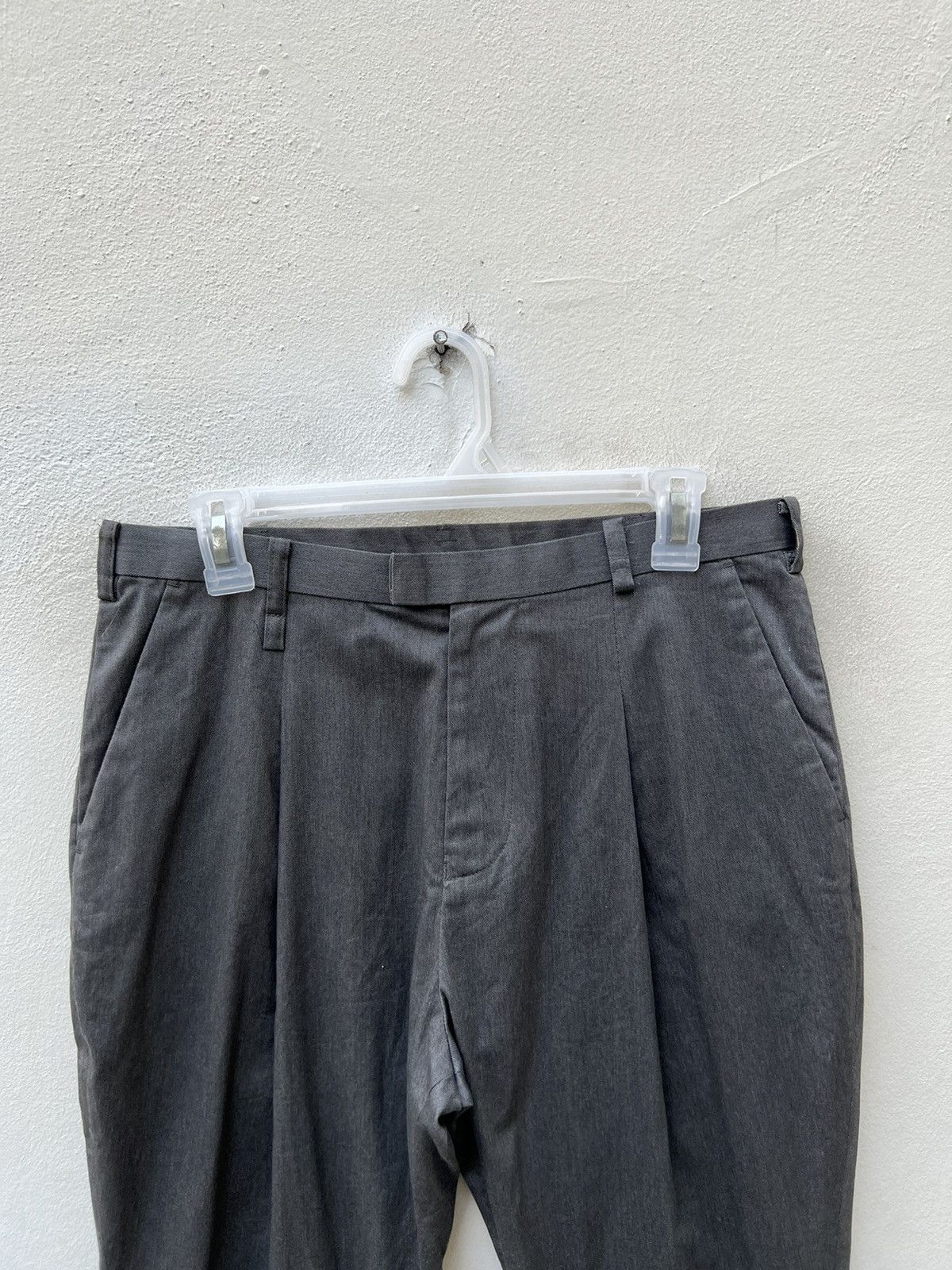 Vintage MILOK Protoculture Japan Grey Trouser Cropped Pant Size US 30 / EU 46 - 7 Thumbnail
