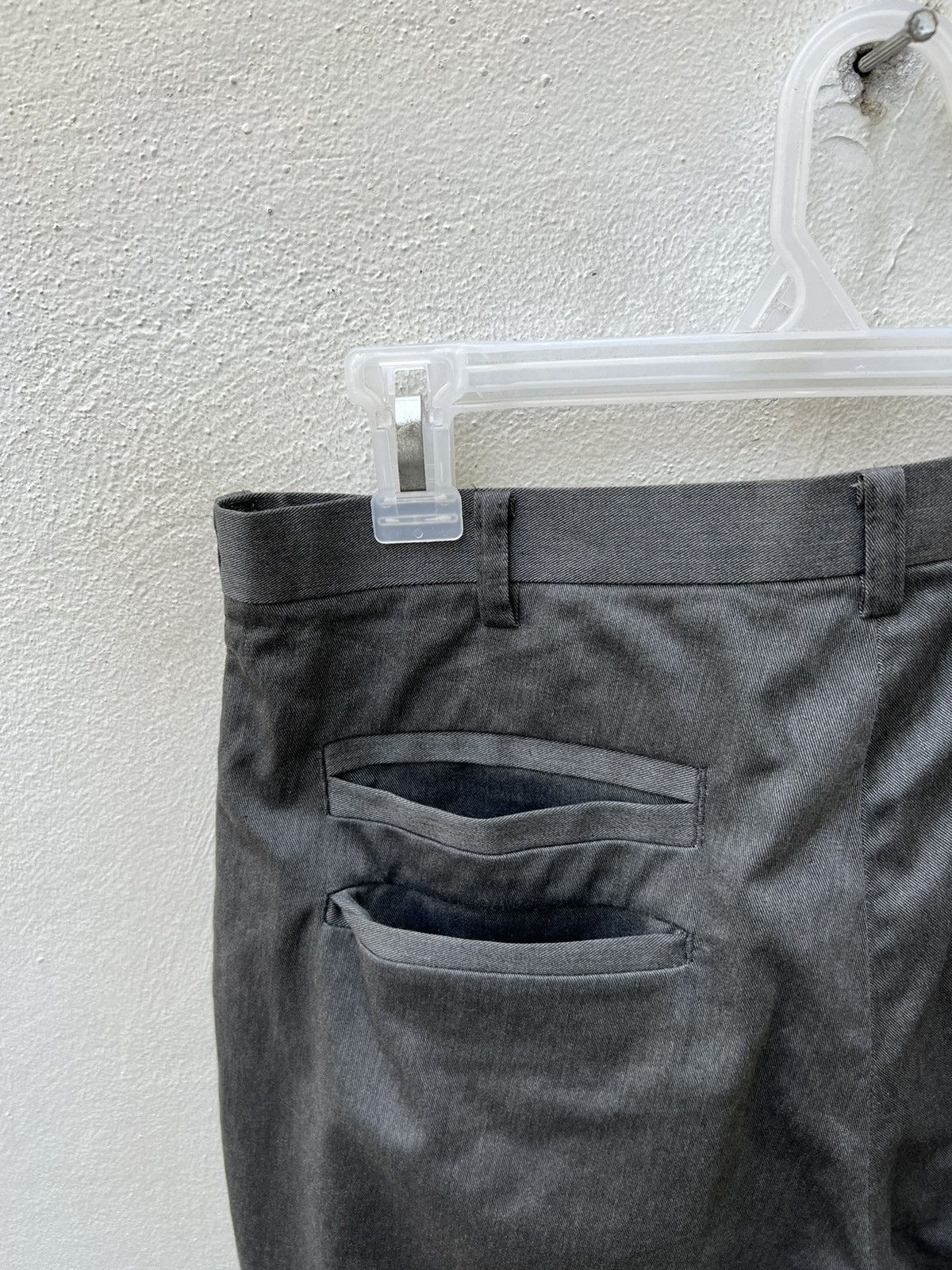 Vintage MILOK Protoculture Japan Grey Trouser Cropped Pant Size US 30 / EU 46 - 15 Thumbnail