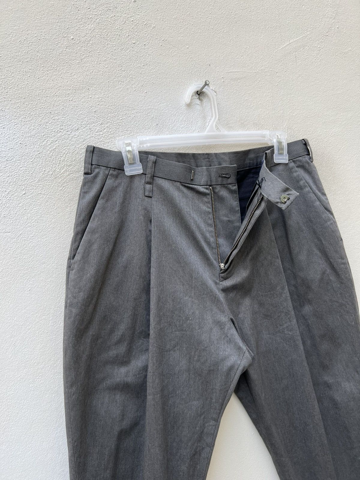 Vintage MILOK Protoculture Japan Grey Trouser Cropped Pant Size US 30 / EU 46 - 9 Thumbnail