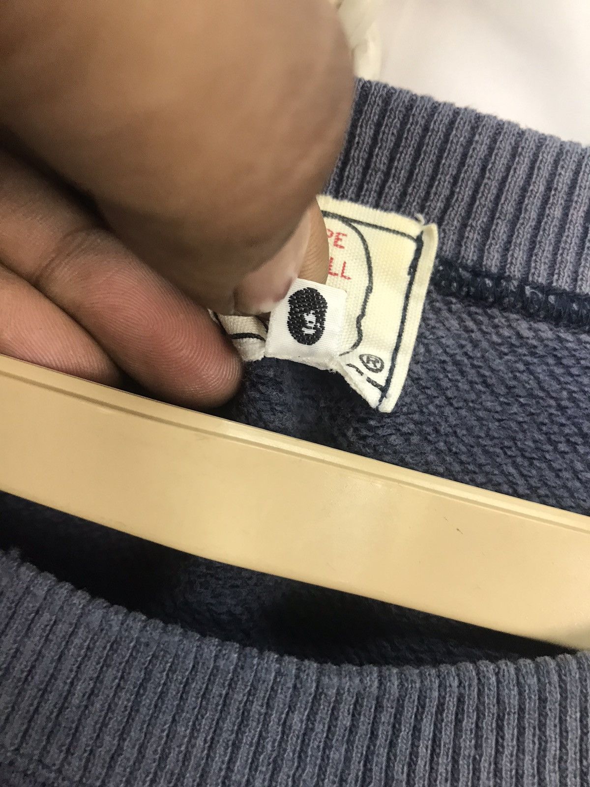 Bape × Vintage Bape “ape shall never kill ape” distressed sweatshirt Size US M / EU 48-50 / 2 - 4 Thumbnail