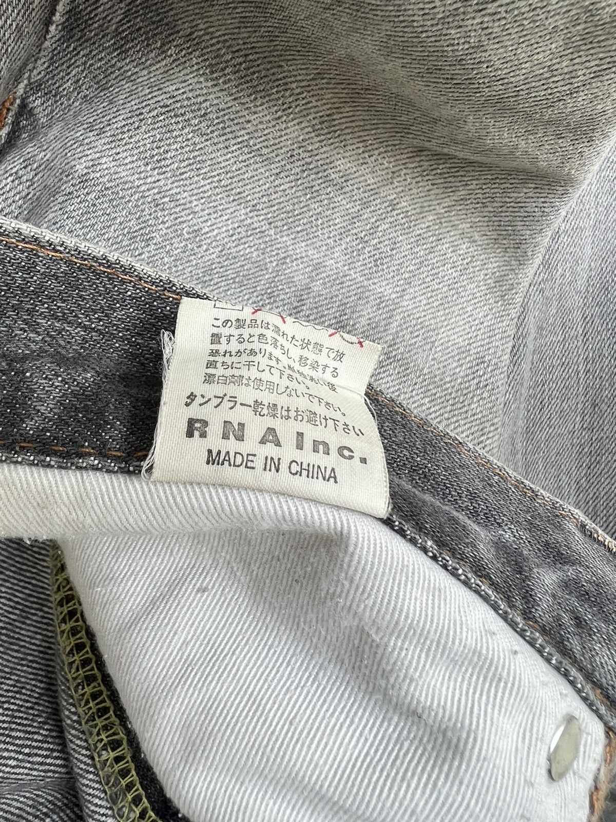 Vintage Vintage RNA Slang From Chaos Reconstruct Denim Trashed Jeans Size US 30 / EU 46 - 25 Thumbnail