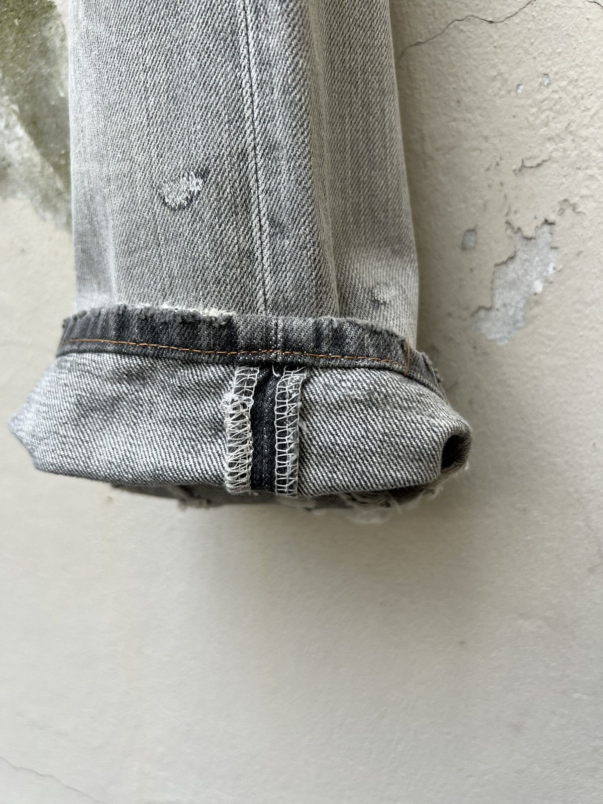 Vintage Vintage RNA Slang From Chaos Reconstruct Denim Trashed Jeans Size US 30 / EU 46 - 15 Thumbnail