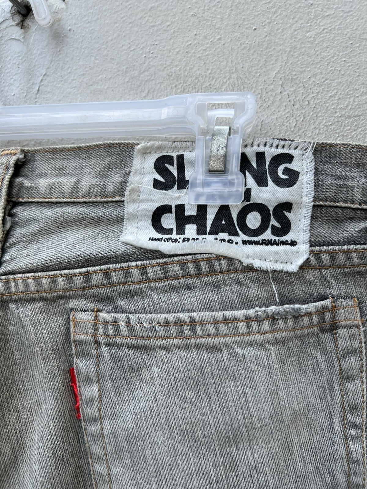 Vintage Vintage RNA Slang From Chaos Reconstruct Denim Trashed Jeans Size US 30 / EU 46 - 21 Thumbnail