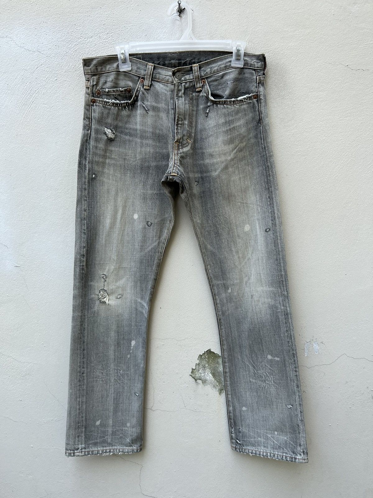 Vintage Vintage RNA Slang From Chaos Reconstruct Denim Trashed Jeans Size US 30 / EU 46 - 6 Thumbnail
