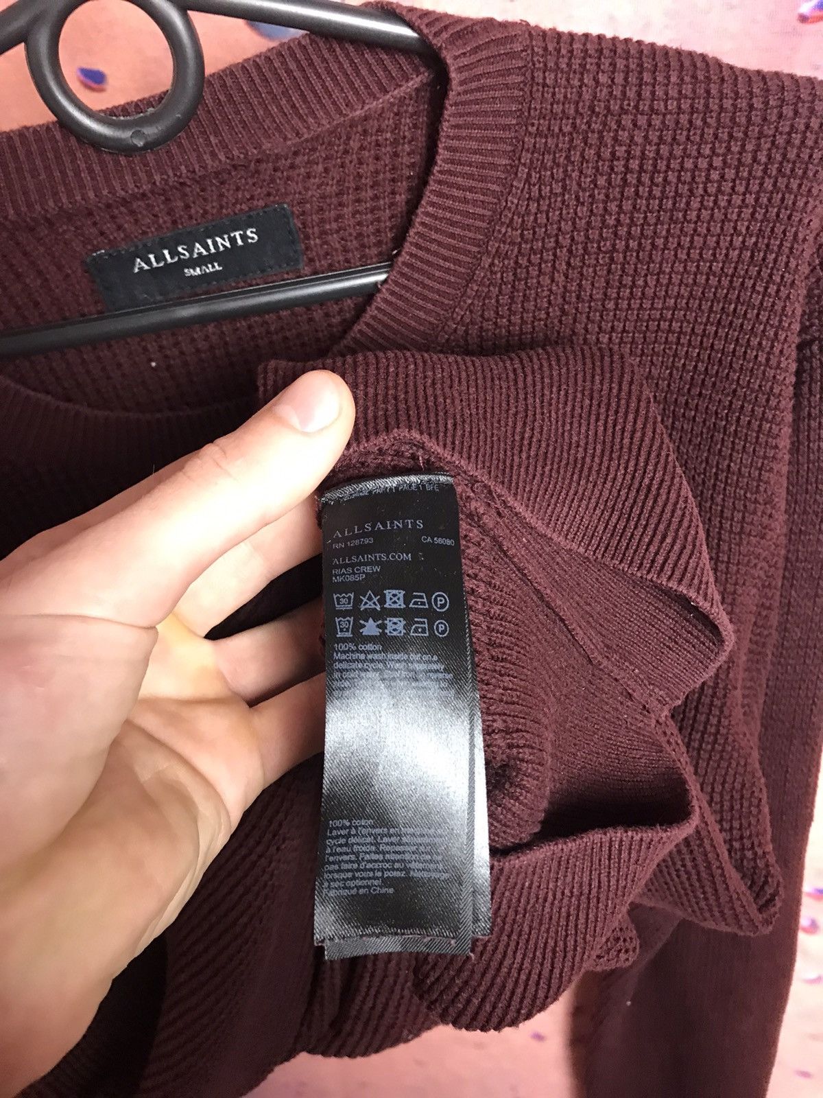 Allsaints Allsaints luxury streetwear sweater Size US S / EU 44-46 / 1 - 5 Thumbnail