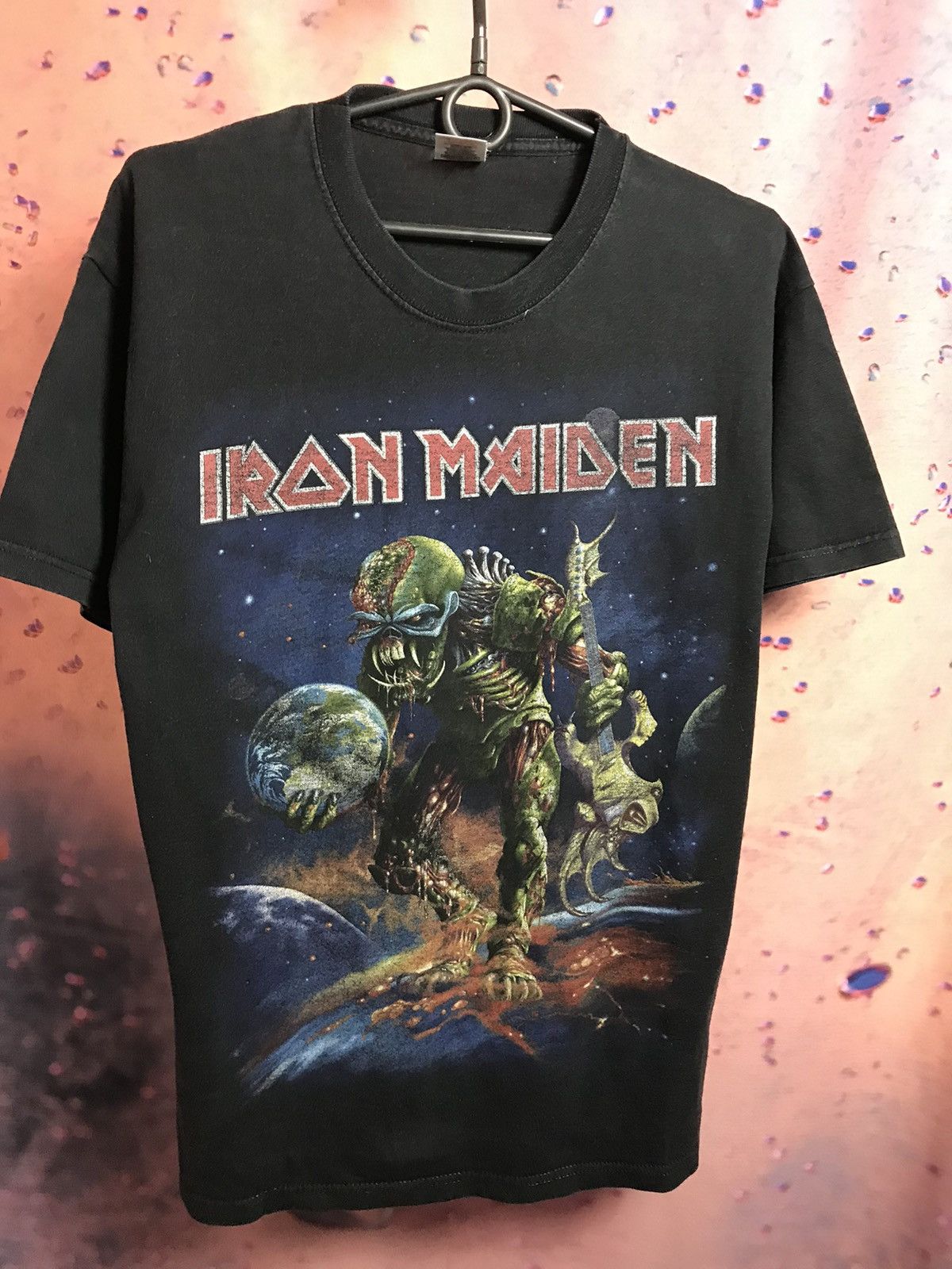 Band Tees × Iron Maiden × Vintage Vintage Iron Maiden band rock tee Size US M / EU 48-50 / 2 - 2 Thumbnail