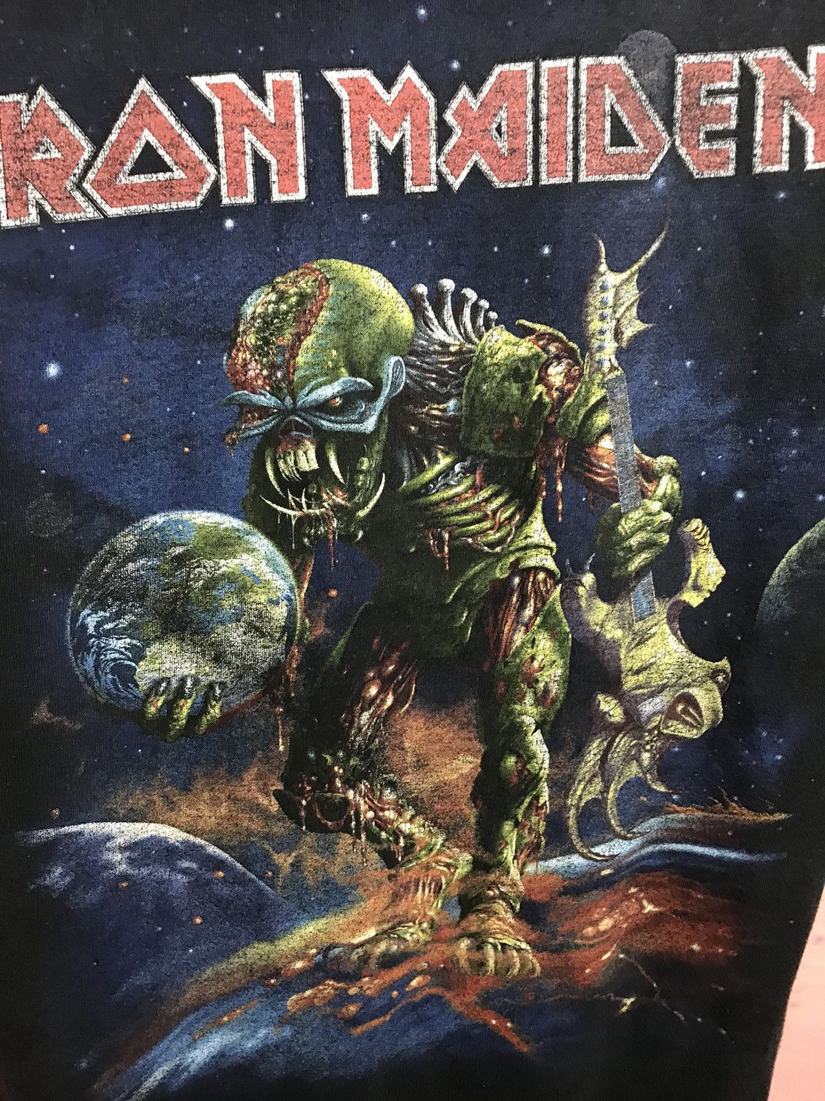 Band Tees × Iron Maiden × Vintage Vintage Iron Maiden band rock tee Size US M / EU 48-50 / 2 - 3 Thumbnail