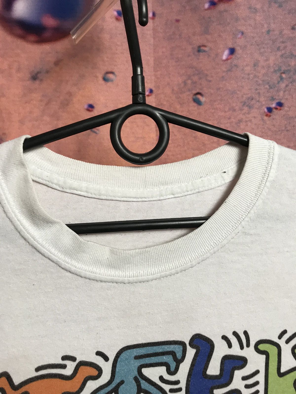 Keith Haring × Vintage Vintage Keith Haring streetwear tee Size US L / EU 52-54 / 3 - 4 Thumbnail