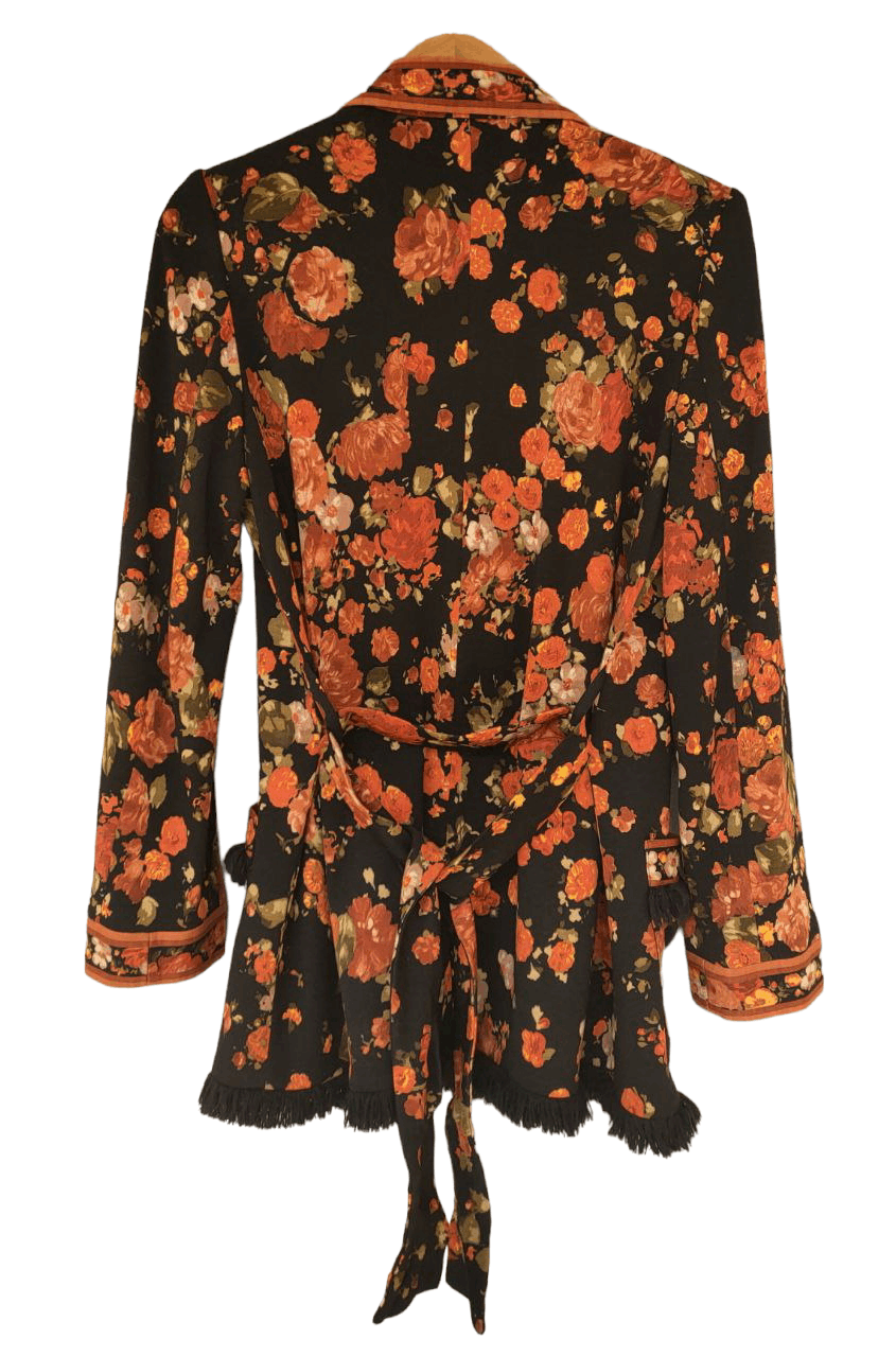 Leonard Paris Leonard Paris Poppies Wool Cardigan Jacket Size M / US 6-8 / IT 42-44 - 3 Thumbnail