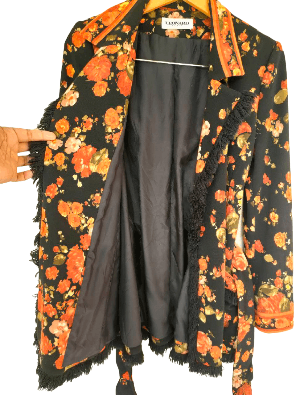 Leonard Paris Leonard Paris Poppies Wool Cardigan Jacket Size M / US 6-8 / IT 42-44 - 5 Thumbnail