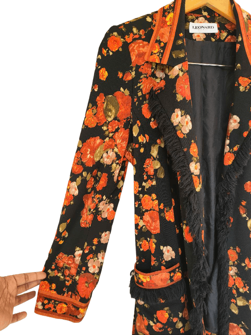 Leonard Paris Leonard Paris Poppies Wool Cardigan Jacket Size M / US 6-8 / IT 42-44 - 4 Thumbnail