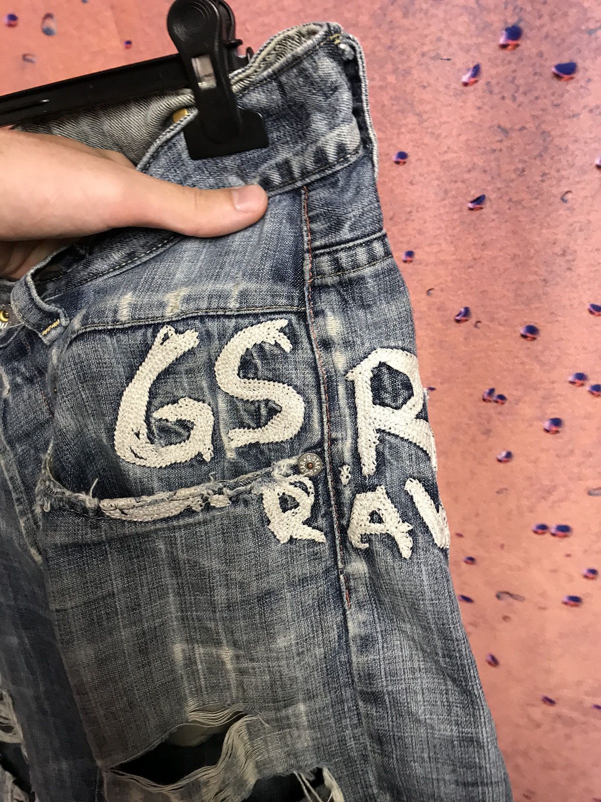 G-Star × Vintage Vintage Gstar streetwear distressed shorts Size US 34 / EU 50 - 4 Thumbnail