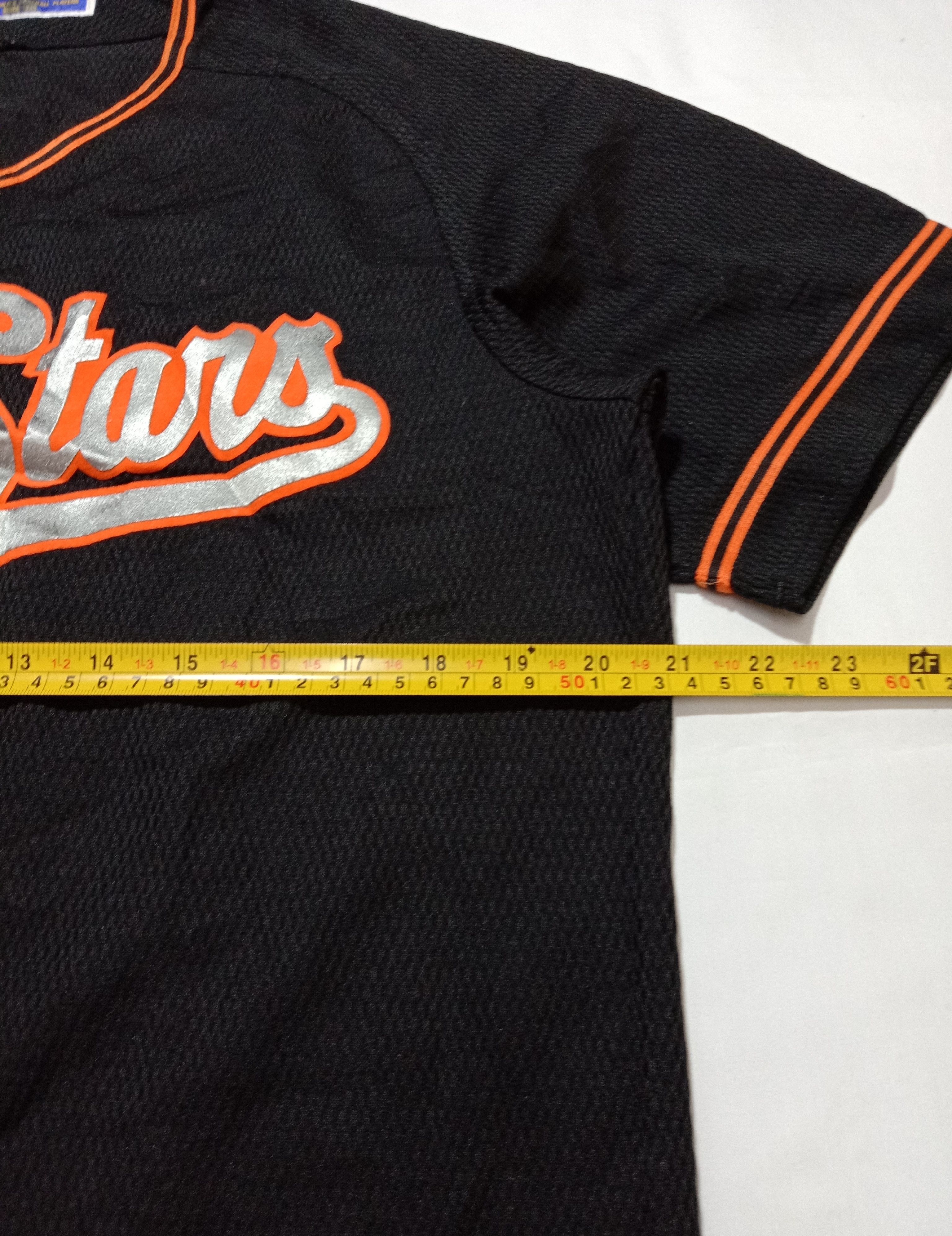 Japanese Brand White Stars MLB/NPB Japan Baseball Jersey Made In Japan Size US L / EU 52-54 / 3 - 8 Thumbnail