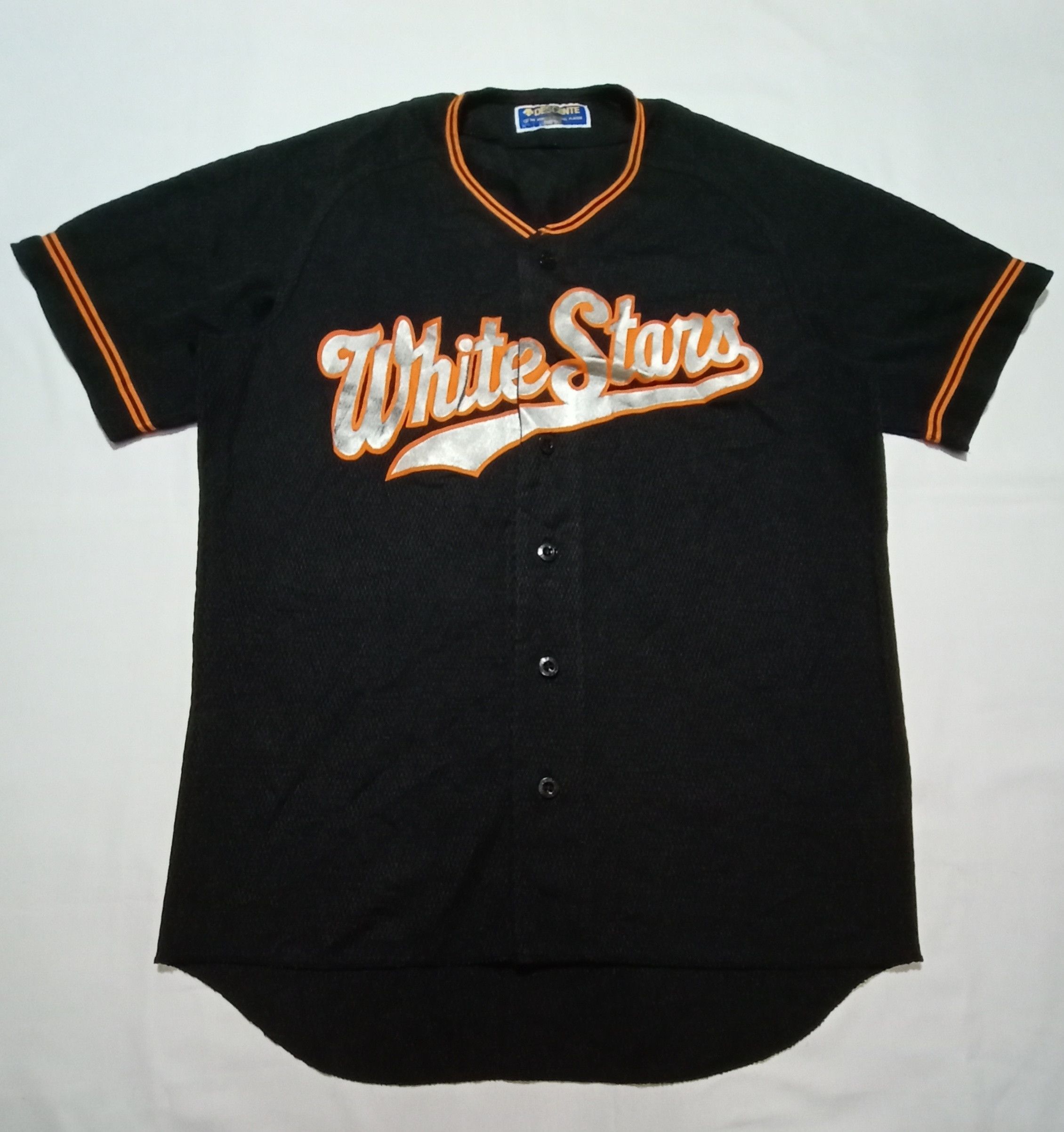 Japanese Brand White Stars MLB/NPB Japan Baseball Jersey Made In Japan Size US L / EU 52-54 / 3 - 1 Thumbnail