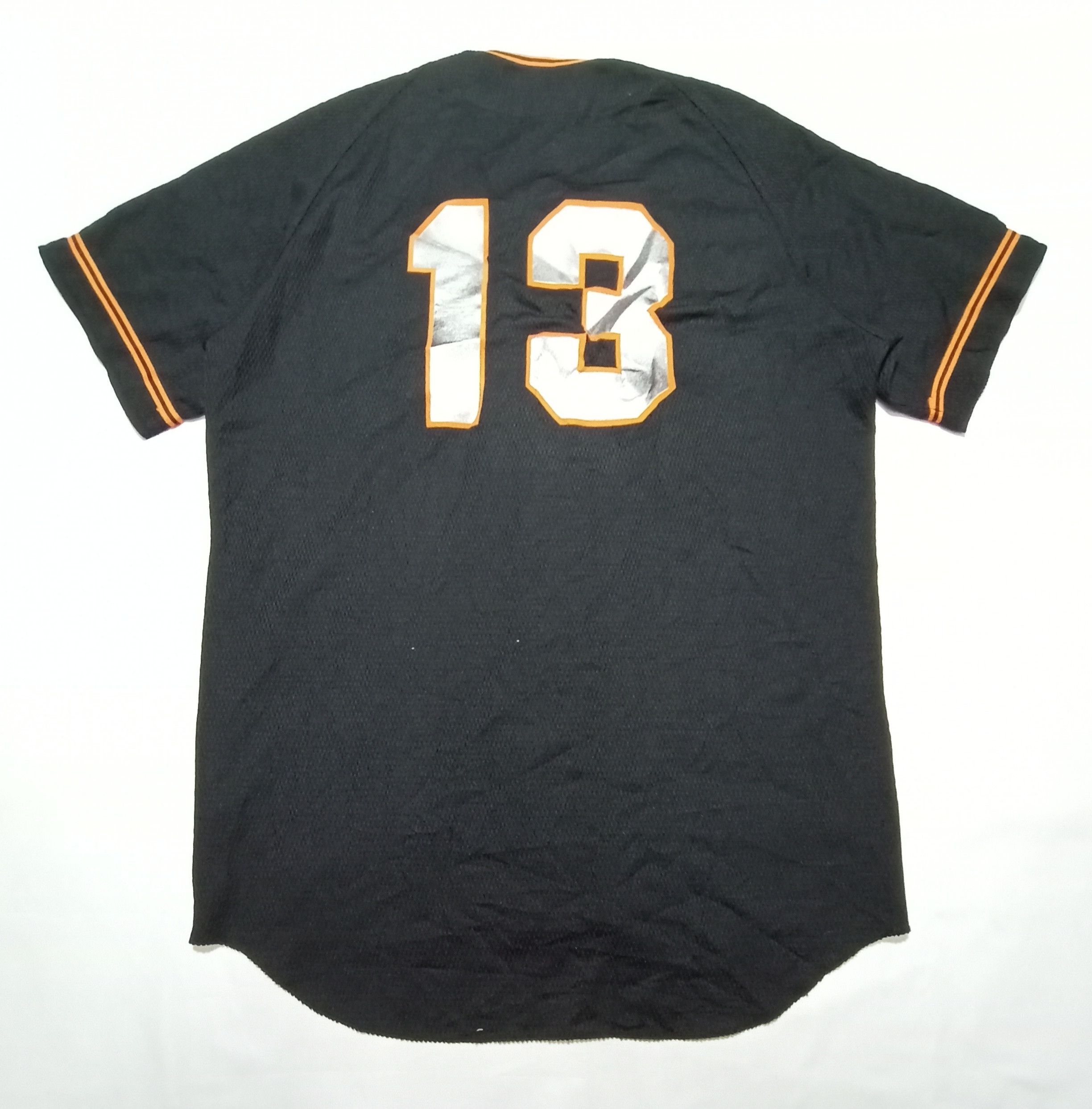 Japanese Brand White Stars MLB/NPB Japan Baseball Jersey Made In Japan Size US L / EU 52-54 / 3 - 6 Thumbnail