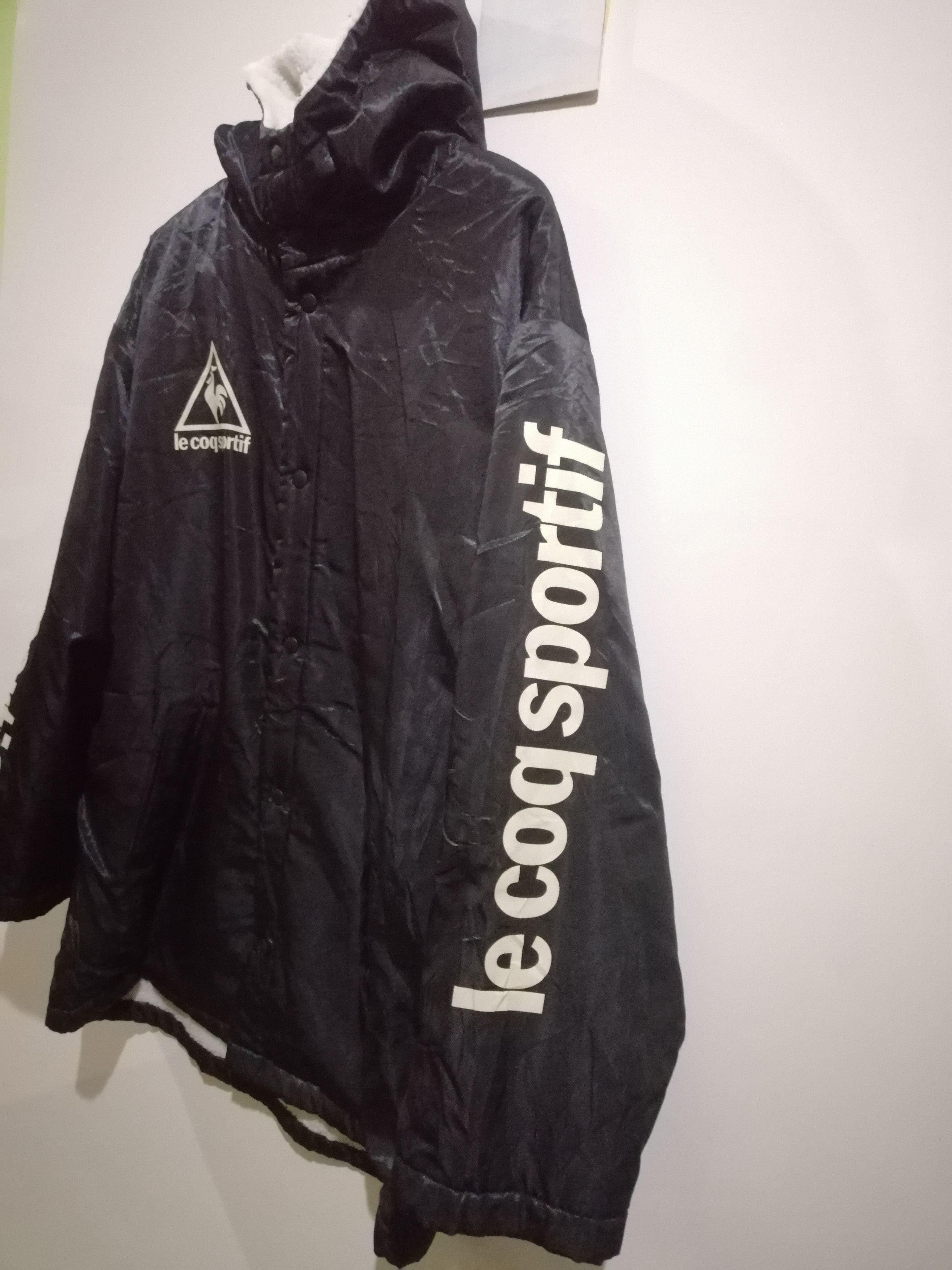 Other Vintage Le Coq Sportif overprint wool hoodie jacket J2 Size US XL / EU 56 / 4 - 6 Thumbnail