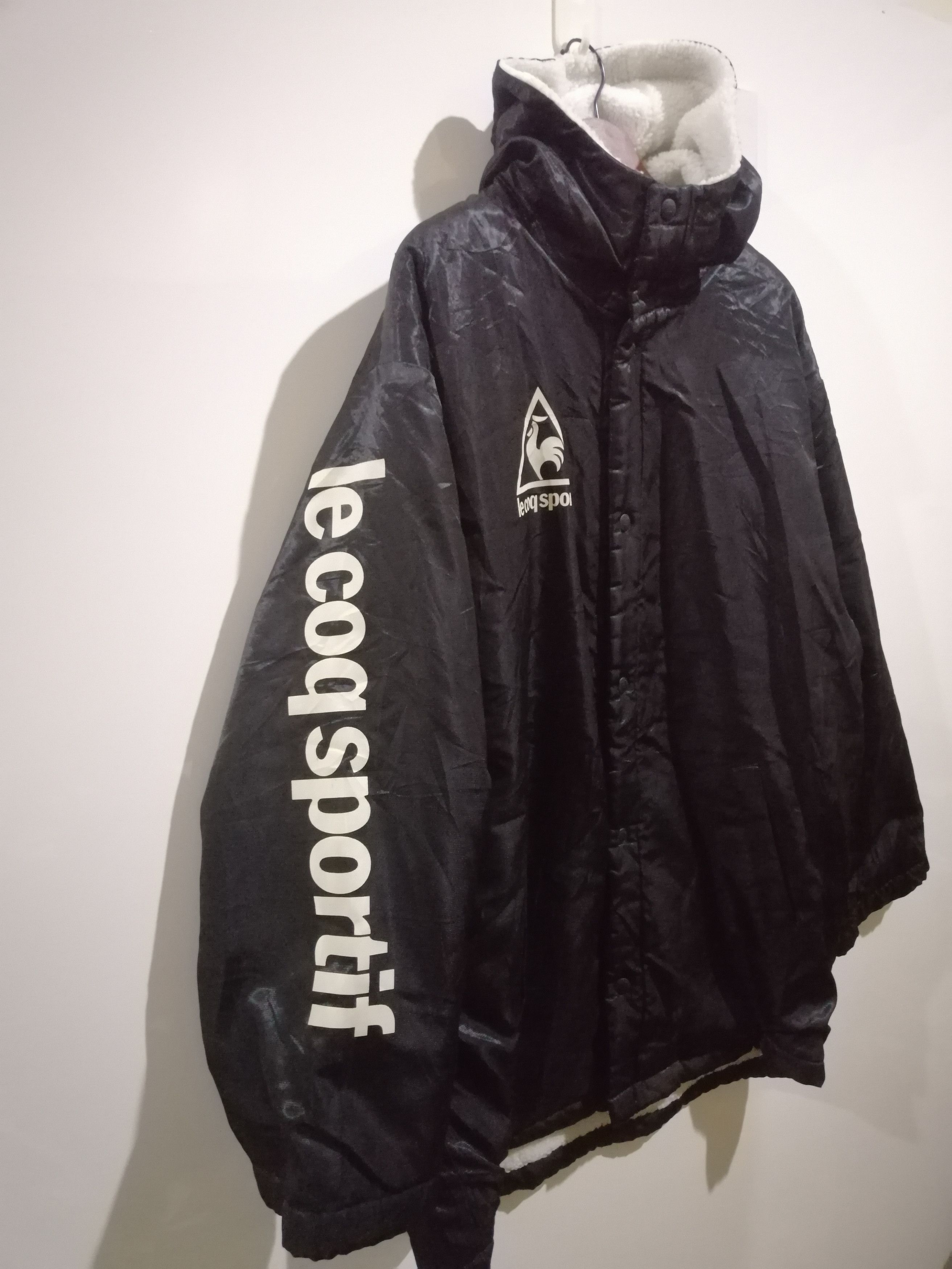 Other Vintage Le Coq Sportif overprint wool hoodie jacket J2 Size US XL / EU 56 / 4 - 5 Thumbnail