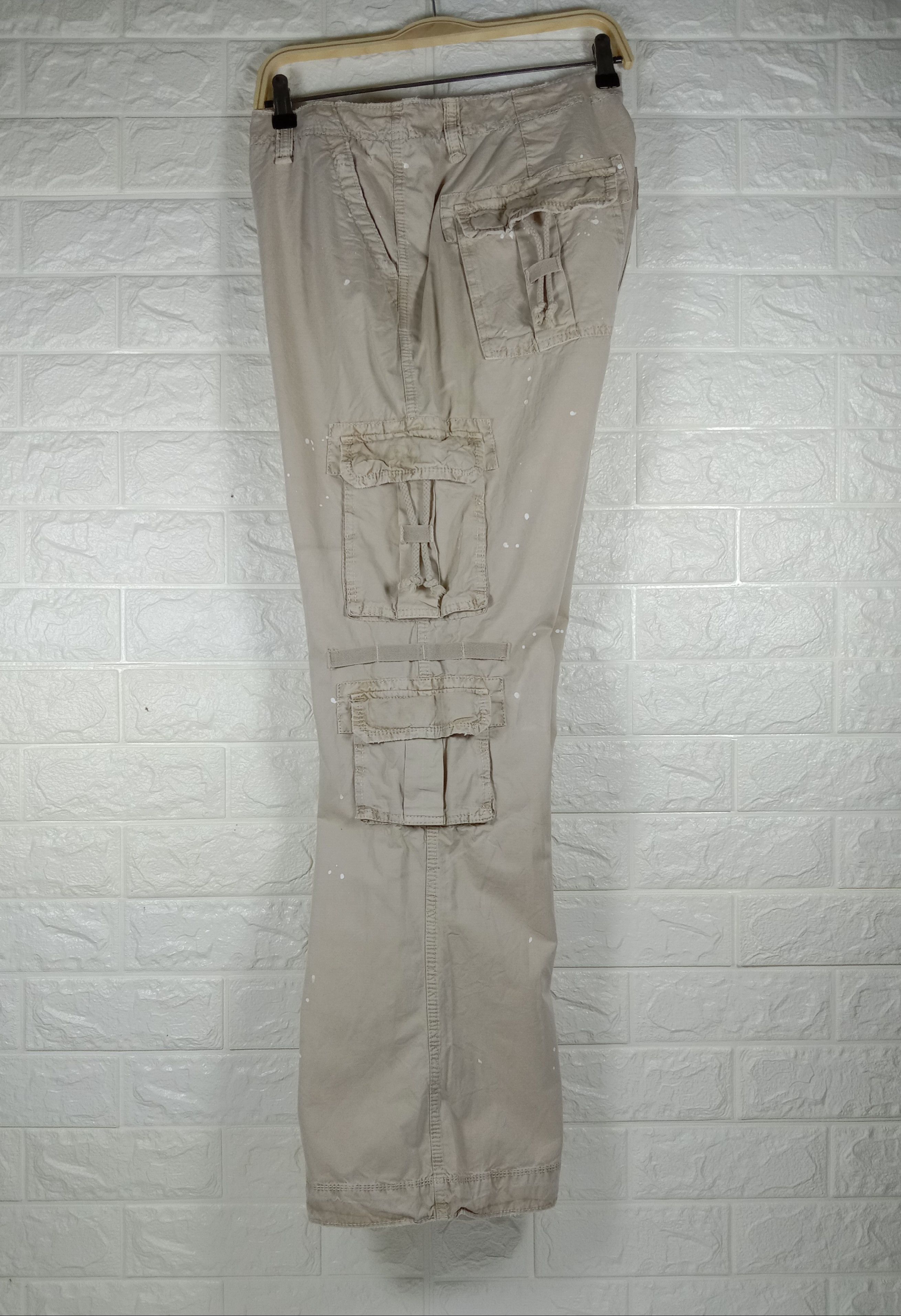 Old Navy Vintage Old Navy Paints Splattered Cargo Flare Pants Size 39" - 9 Thumbnail