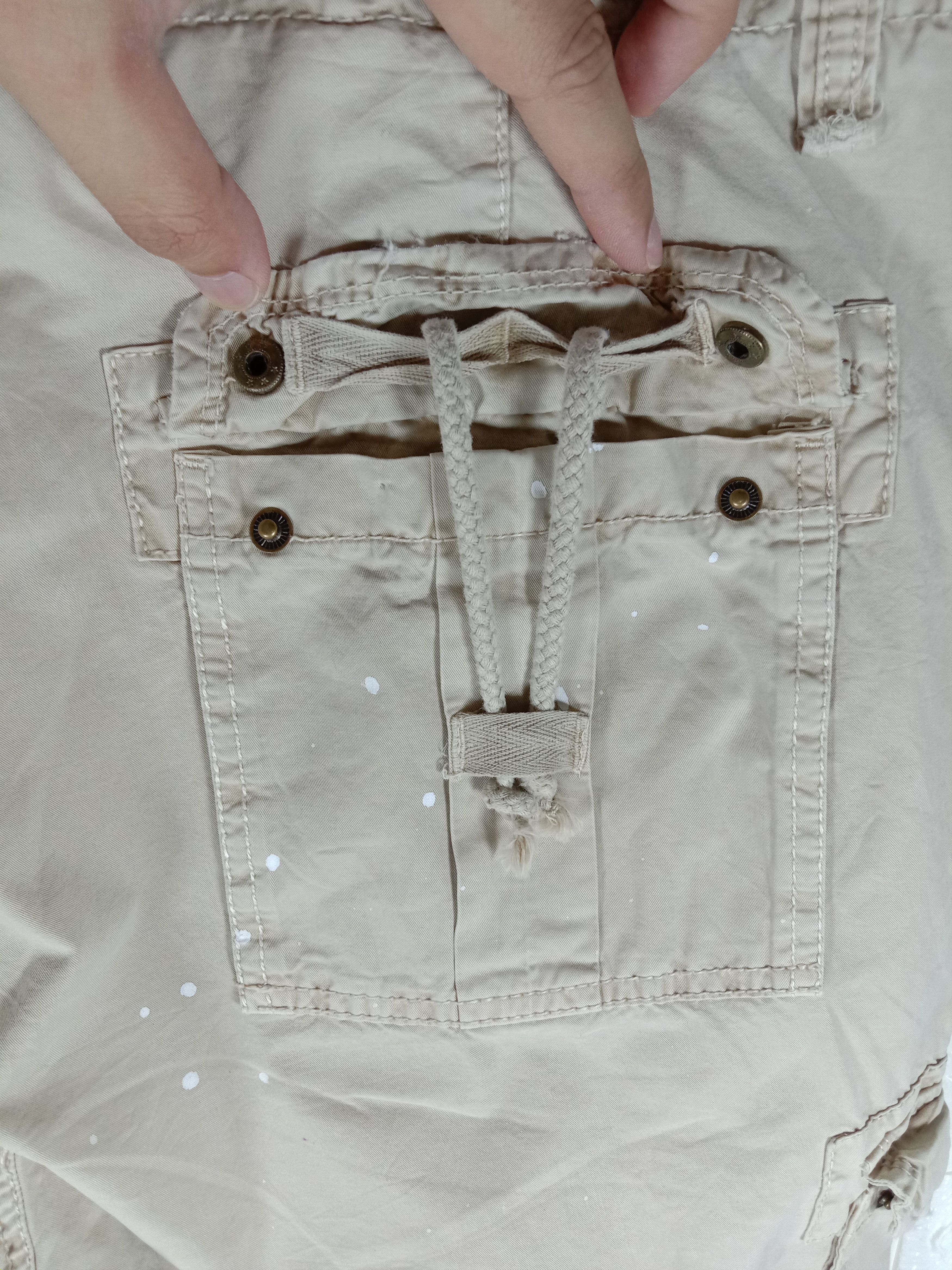 Old Navy Vintage Old Navy Paints Splattered Cargo Flare Pants Size 39" - 12 Thumbnail