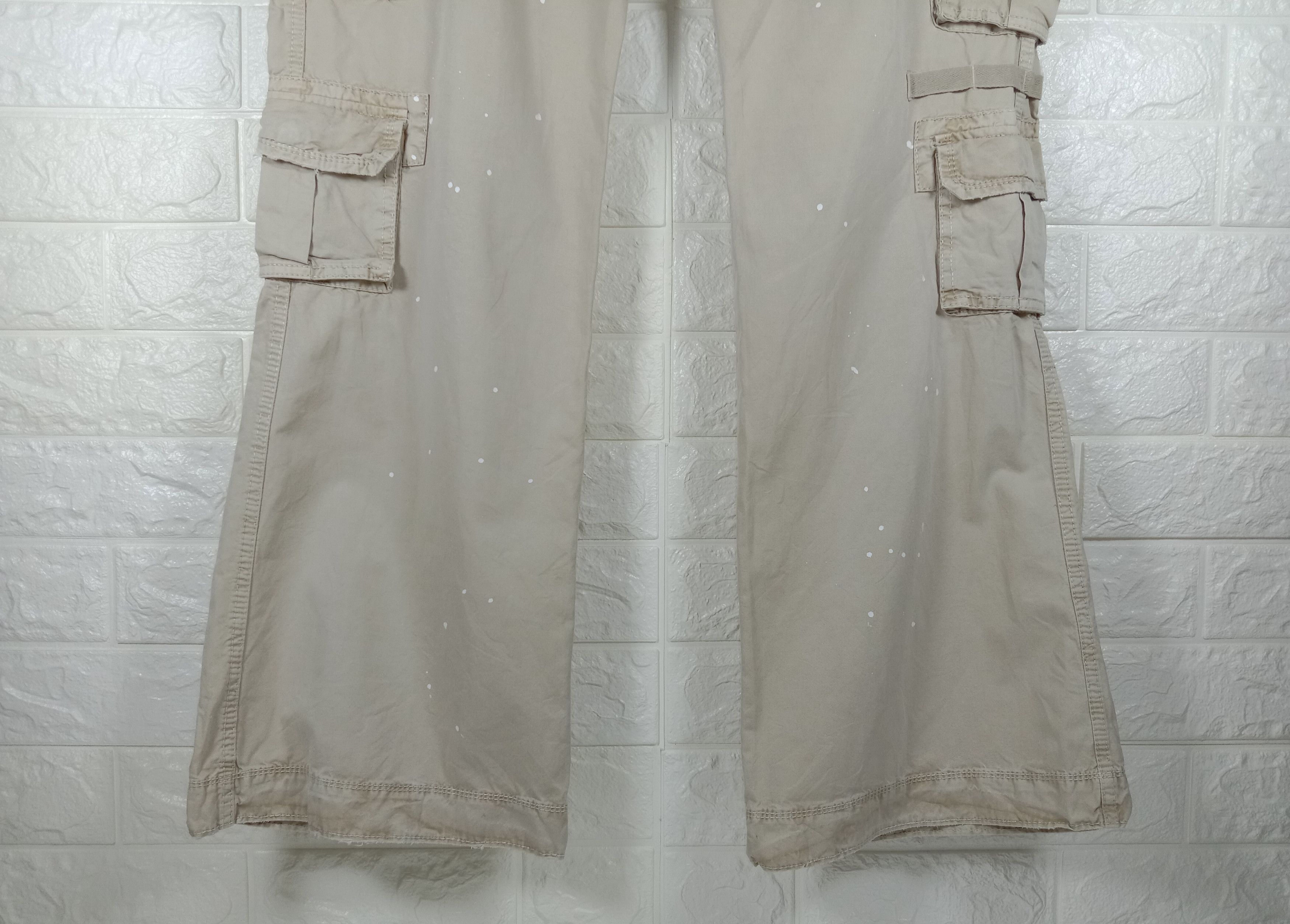 Old Navy Vintage Old Navy Paints Splattered Cargo Flare Pants Size 39" - 8 Thumbnail