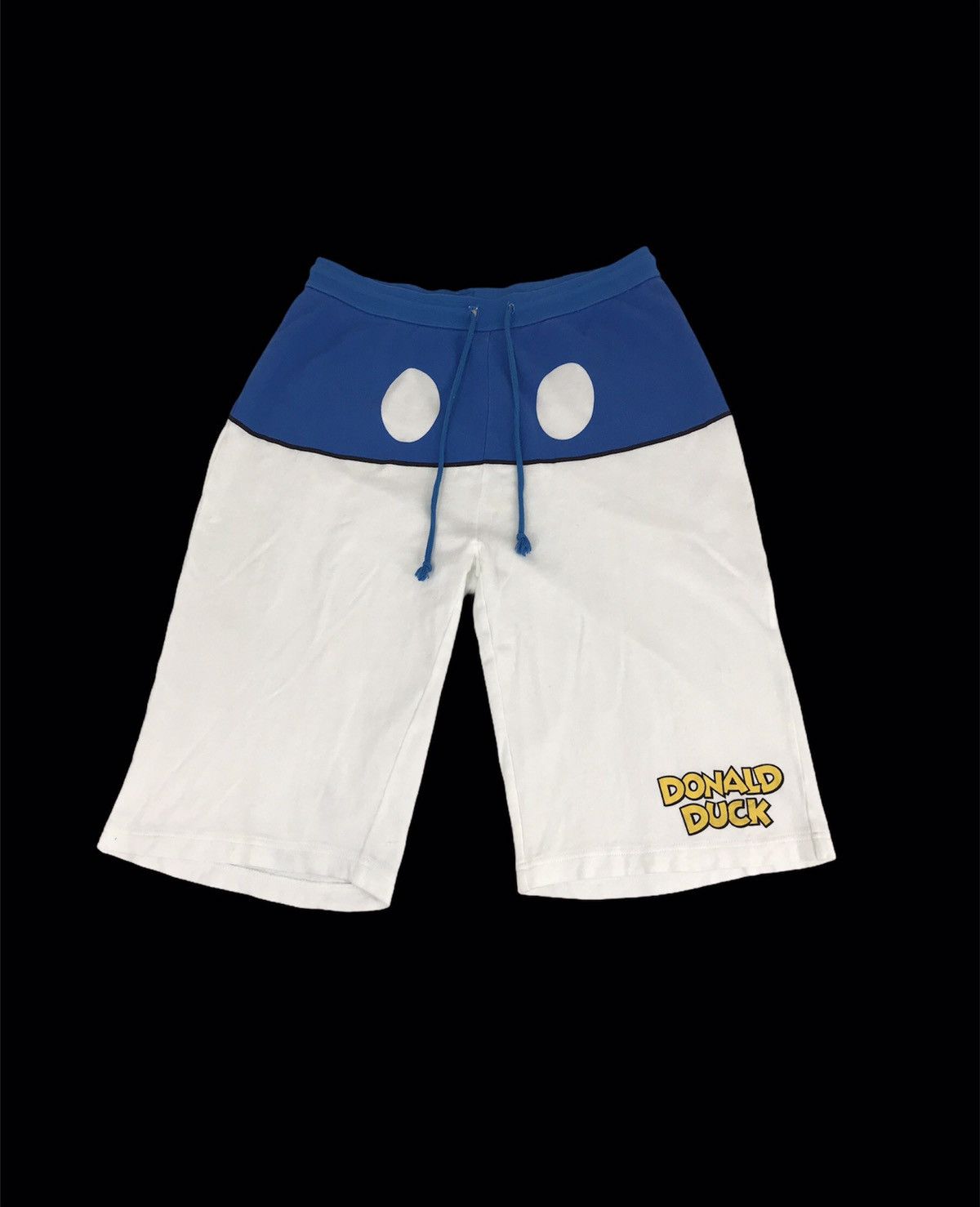 Disney Vintage Donald Duck Short Pant Jogger Spell Out Streetwear Size 29" - 1 Thumbnail