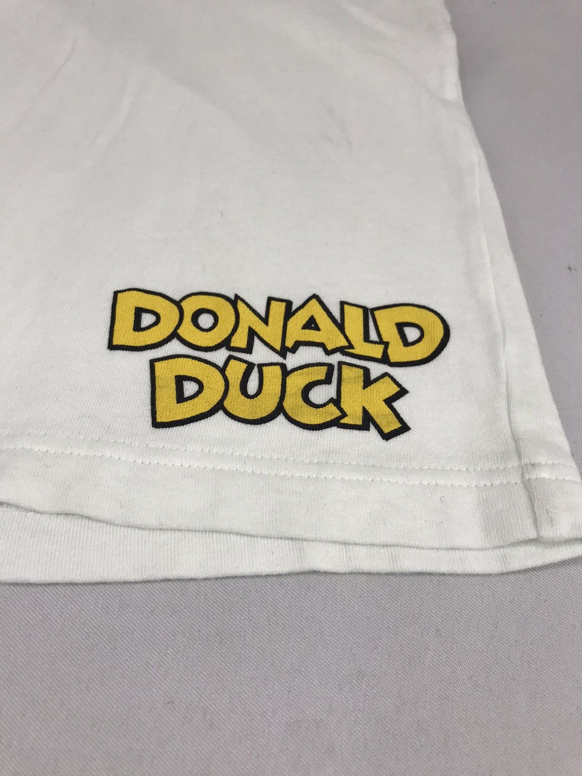 Disney Vintage Donald Duck Short Pant Jogger Spell Out Streetwear Size 29" - 3 Thumbnail