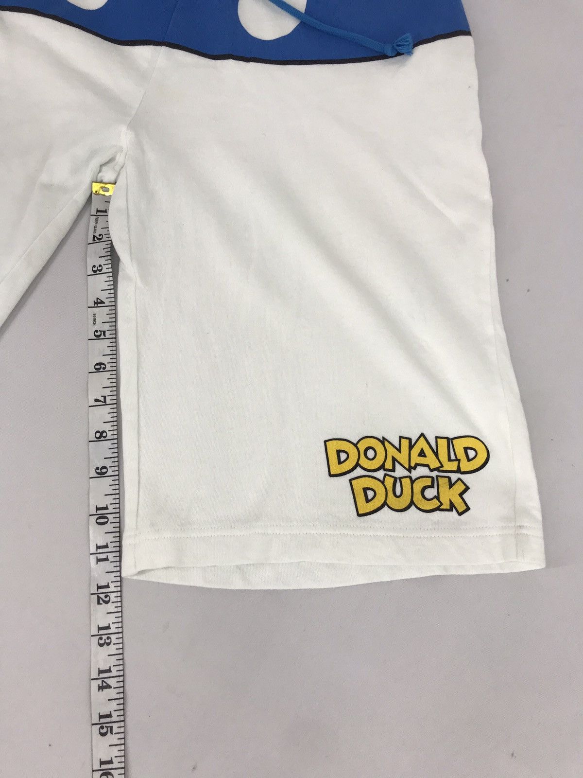 Disney Vintage Donald Duck Short Pant Jogger Spell Out Streetwear Size 29" - 7 Thumbnail