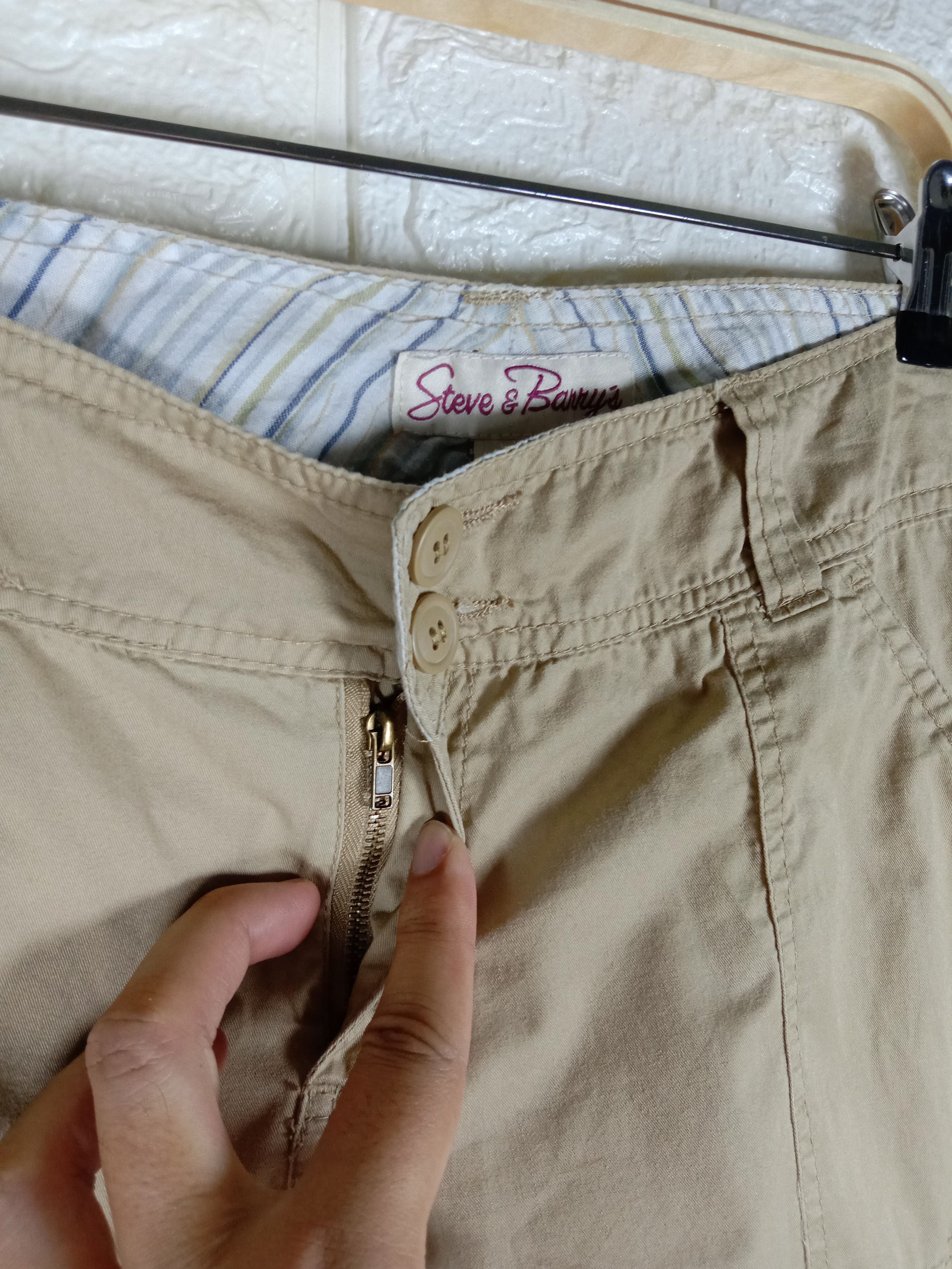 Steve And Barrys Baggy Pants Steve And Barrys Multipocket Cargo Pants Size US 33 - 12 Thumbnail
