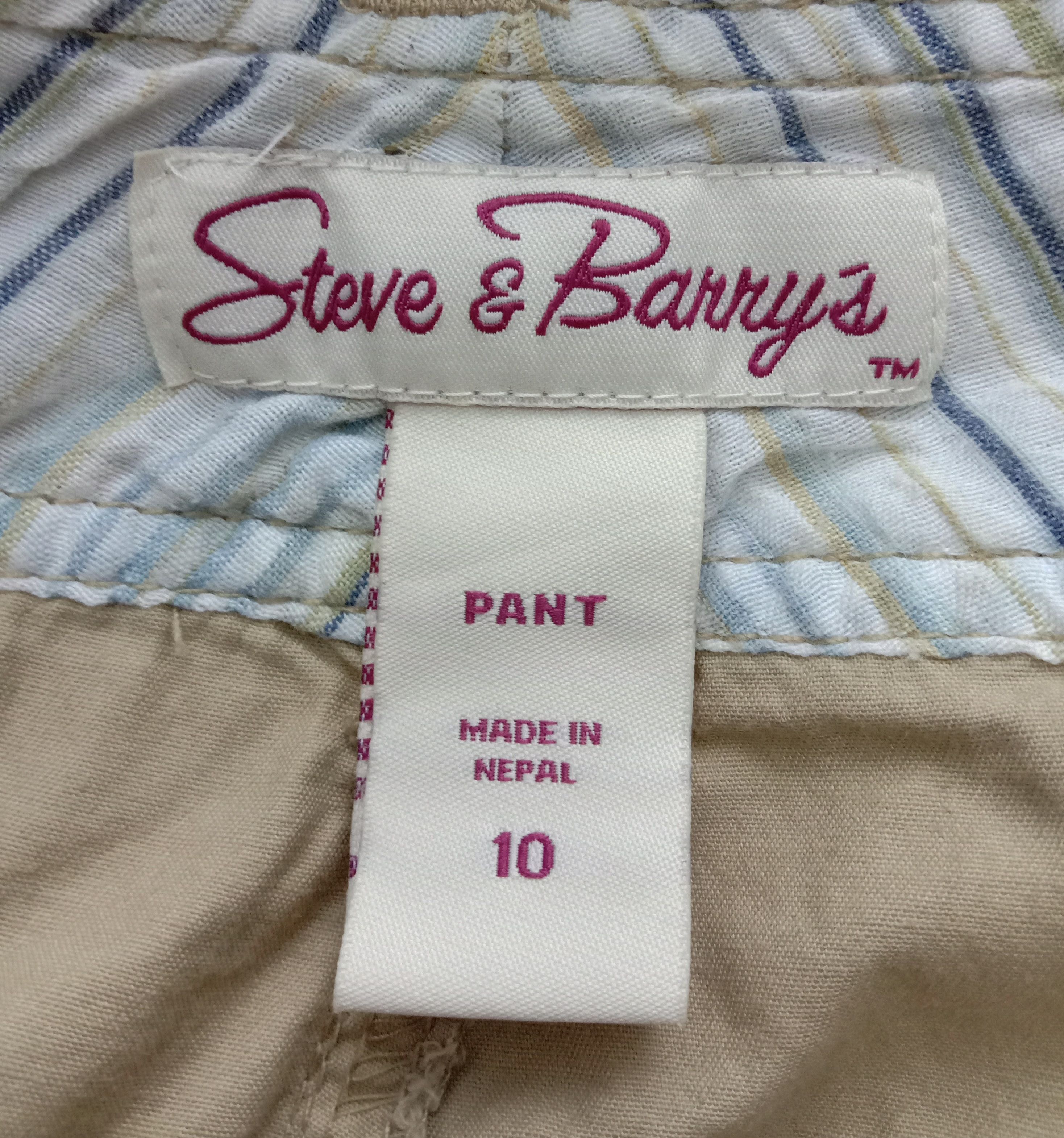 Steve And Barrys Baggy Pants Steve And Barrys Multipocket Cargo Pants Size US 33 - 14 Thumbnail
