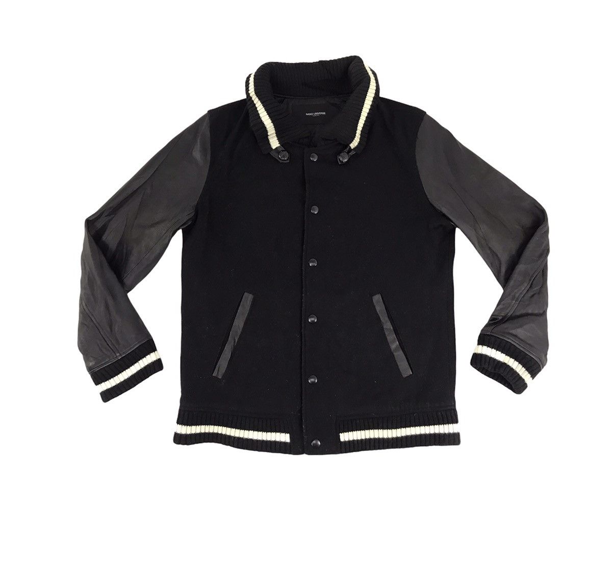 NANO universe Vtg Nano Universe Tokyo Simple Varsity Jacket Quilted Inner Size US M / EU 48-50 / 2 - 1 Thumbnail