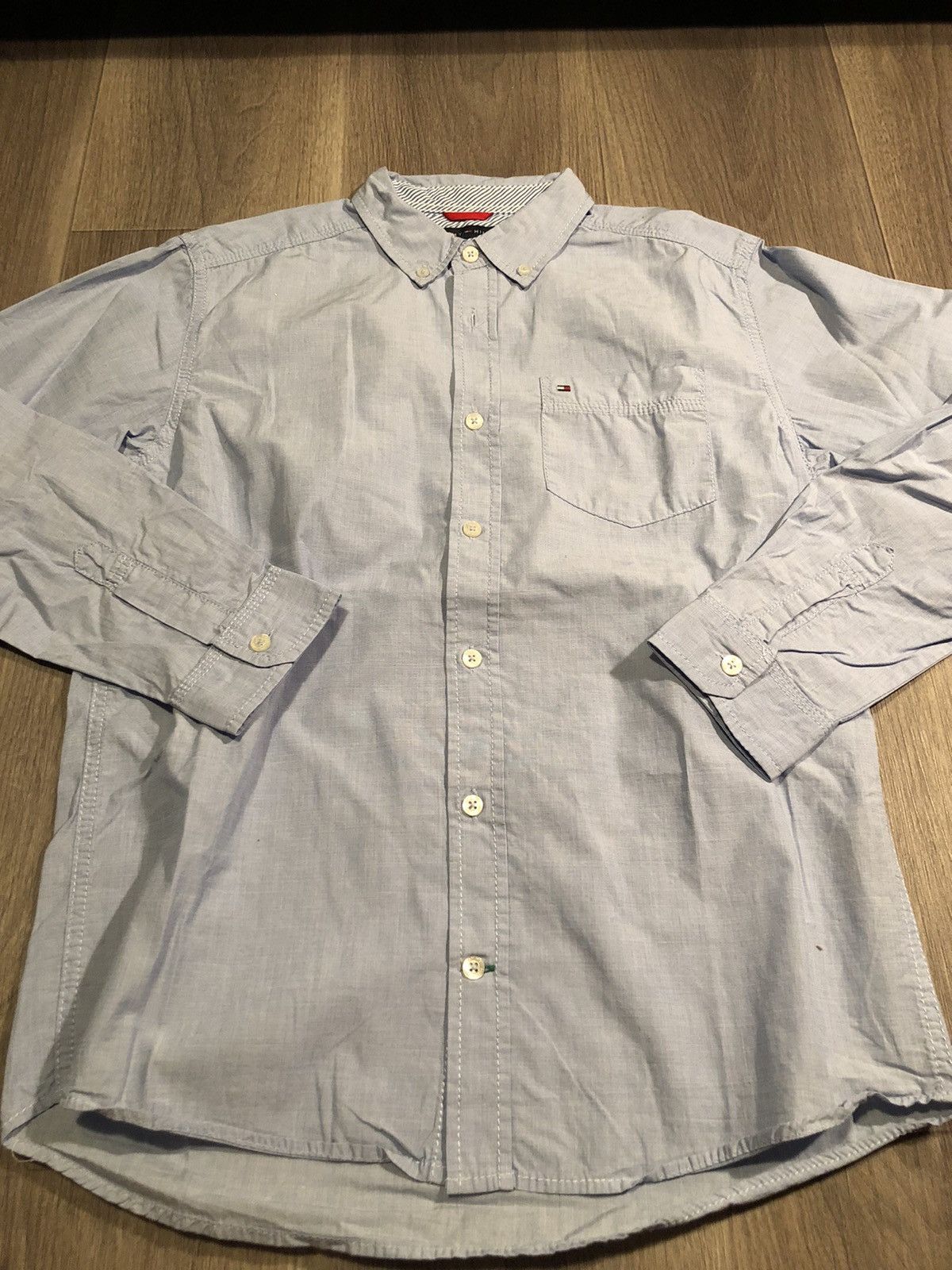 Tommy Hilfiger Classic logo button-up Size US M / EU 48-50 / 2 - 2 Thumbnail