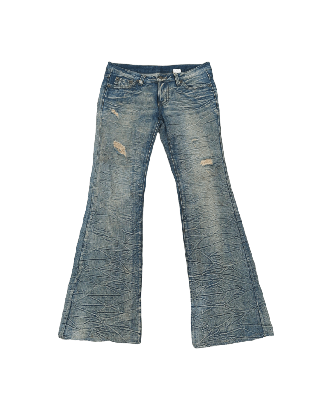 Japanese Brand Vintage Agate Rusty Flared Jeans Size US 31 - 1 Thumbnail