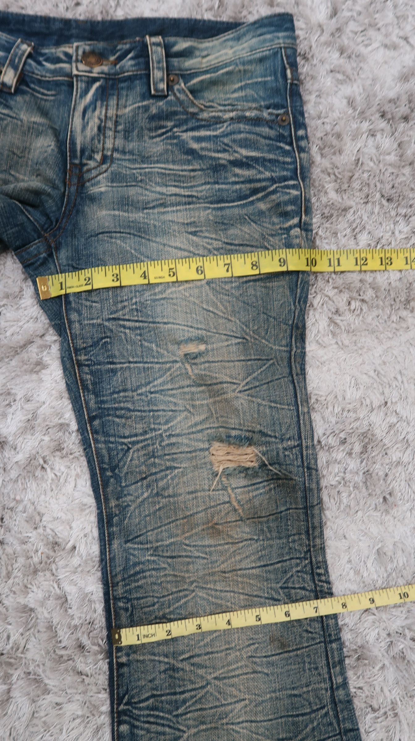 Japanese Brand Vintage Agate Rusty Flared Jeans Size US 31 - 18 Thumbnail