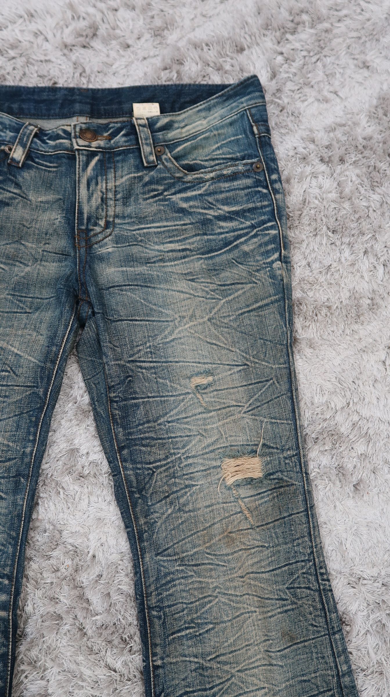 Japanese Brand Vintage Agate Rusty Flared Jeans Size US 31 - 2 Thumbnail