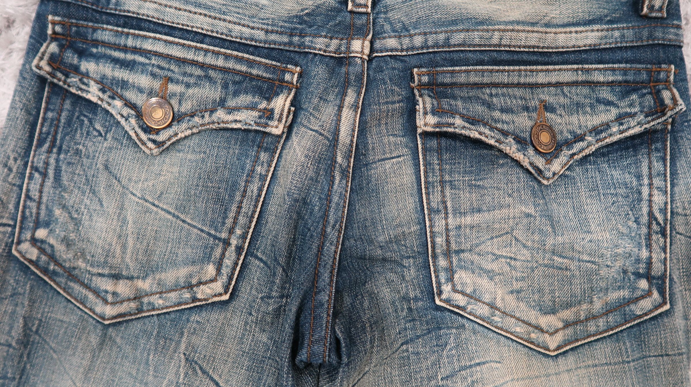 Japanese Brand Vintage Agate Rusty Flared Jeans Size US 31 - 13 Thumbnail