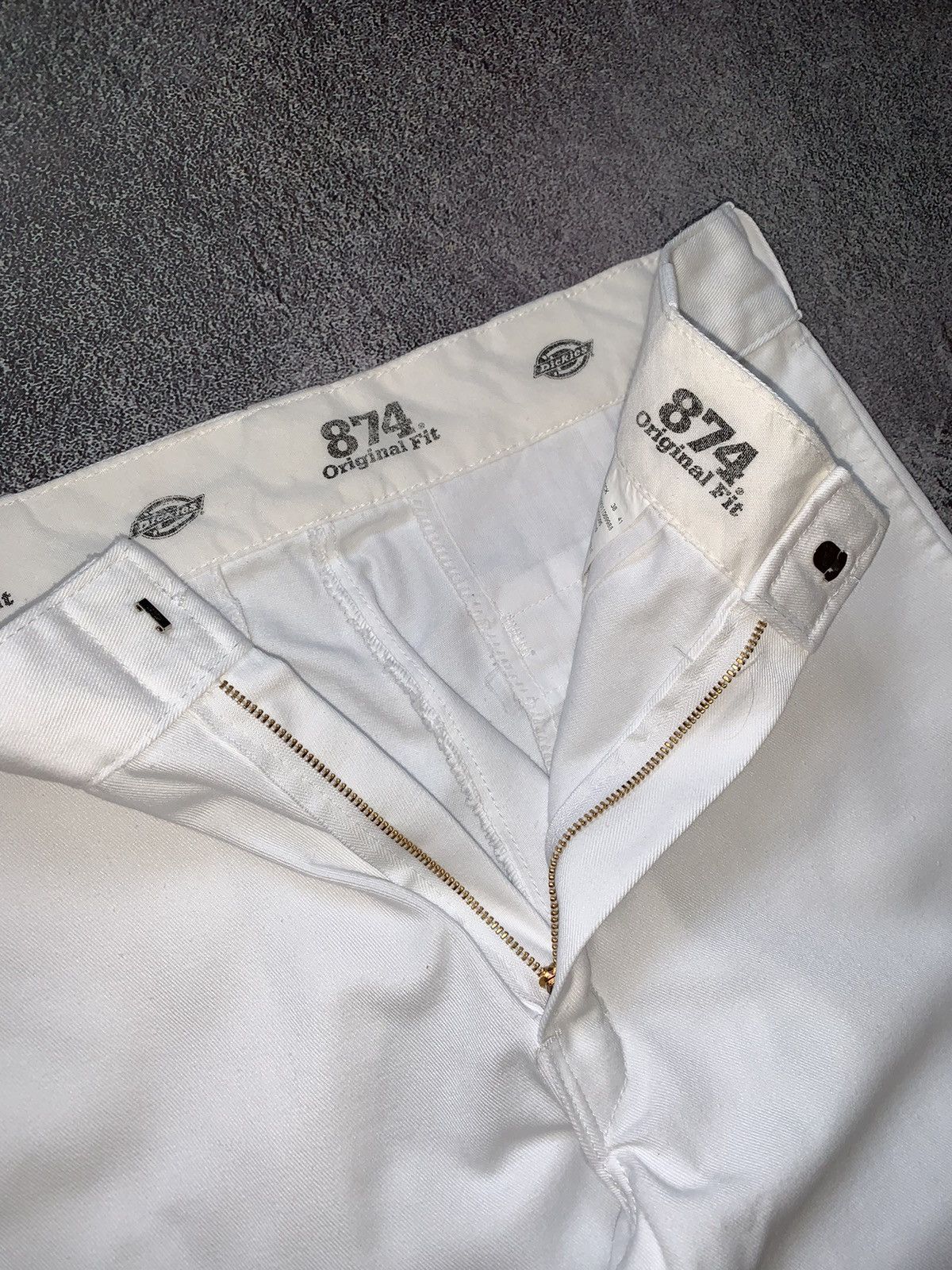 Dickies × Vintage Dickies 32/34 874 original fit white snow pant trouser chino Size US 32 / EU 48 - 11 Thumbnail