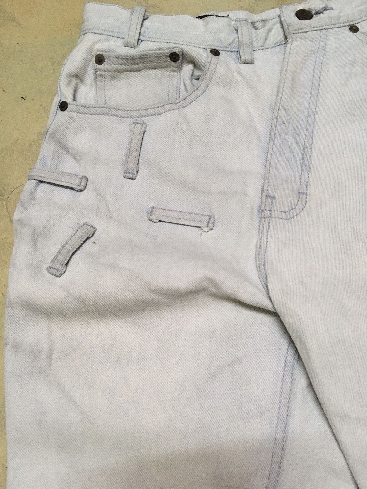 Japanese Brand Vintage Japanese Brand Distressed Rare Design Denim Jeans Size US 28 / EU 44 - 12 Thumbnail