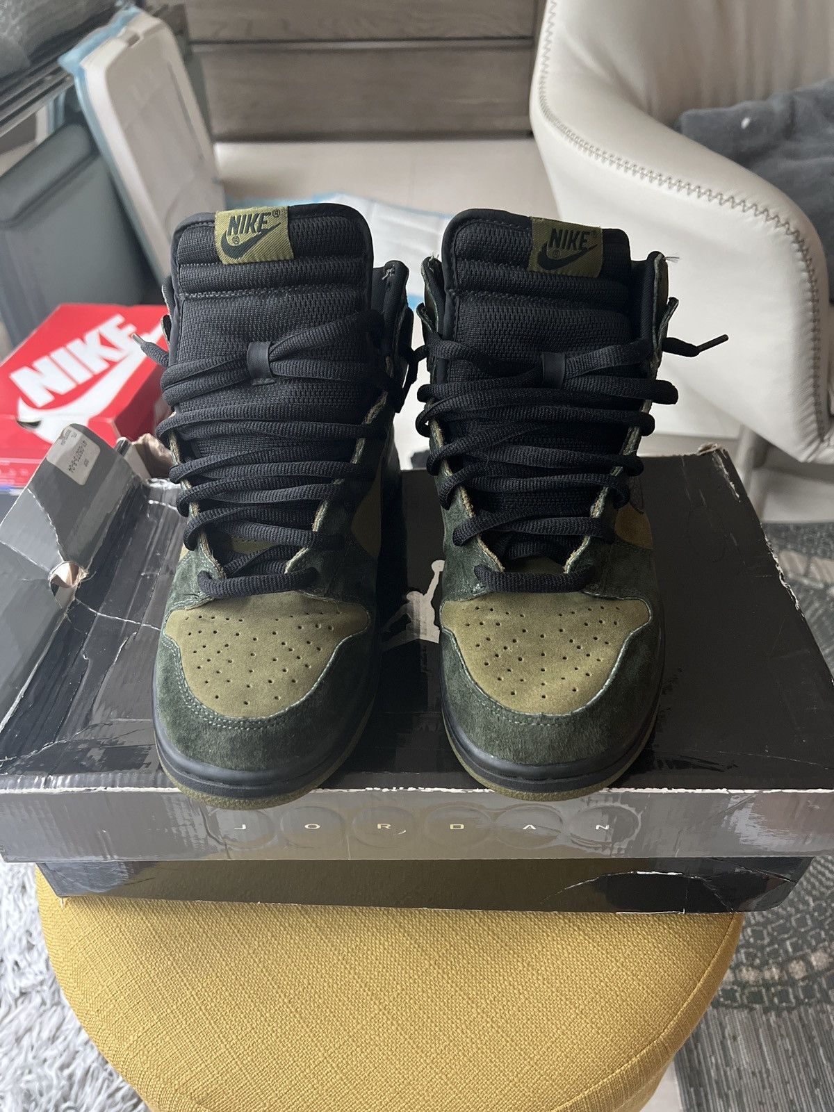 Nike SB Nike SB Dunk High Hulk 2003 Size US 9.5 / EU 42-43 - 4 Thumbnail