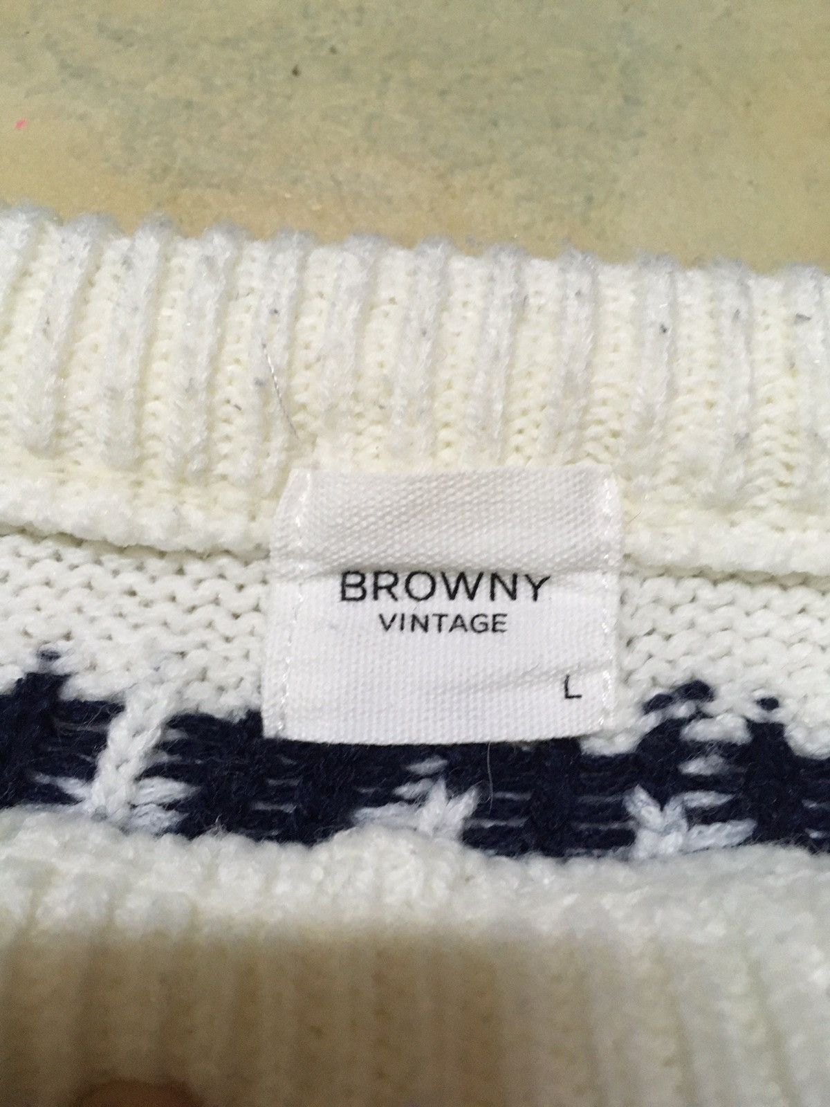 Japanese Brand Japanese Brand Browny Vintage Knitwear Sweatshirt Size US L / EU 52-54 / 3 - 5 Thumbnail