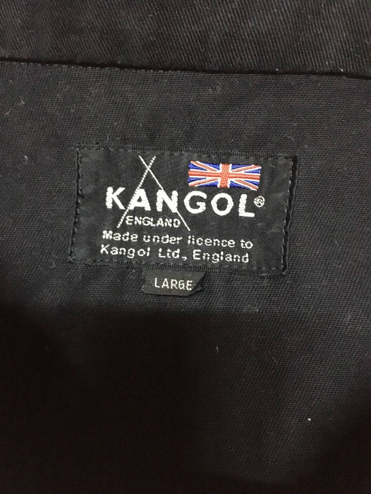 Kangol Vintage Kangol Denim Zipper Jacket Sweater Size US L / EU 52-54 / 3 - 3 Thumbnail