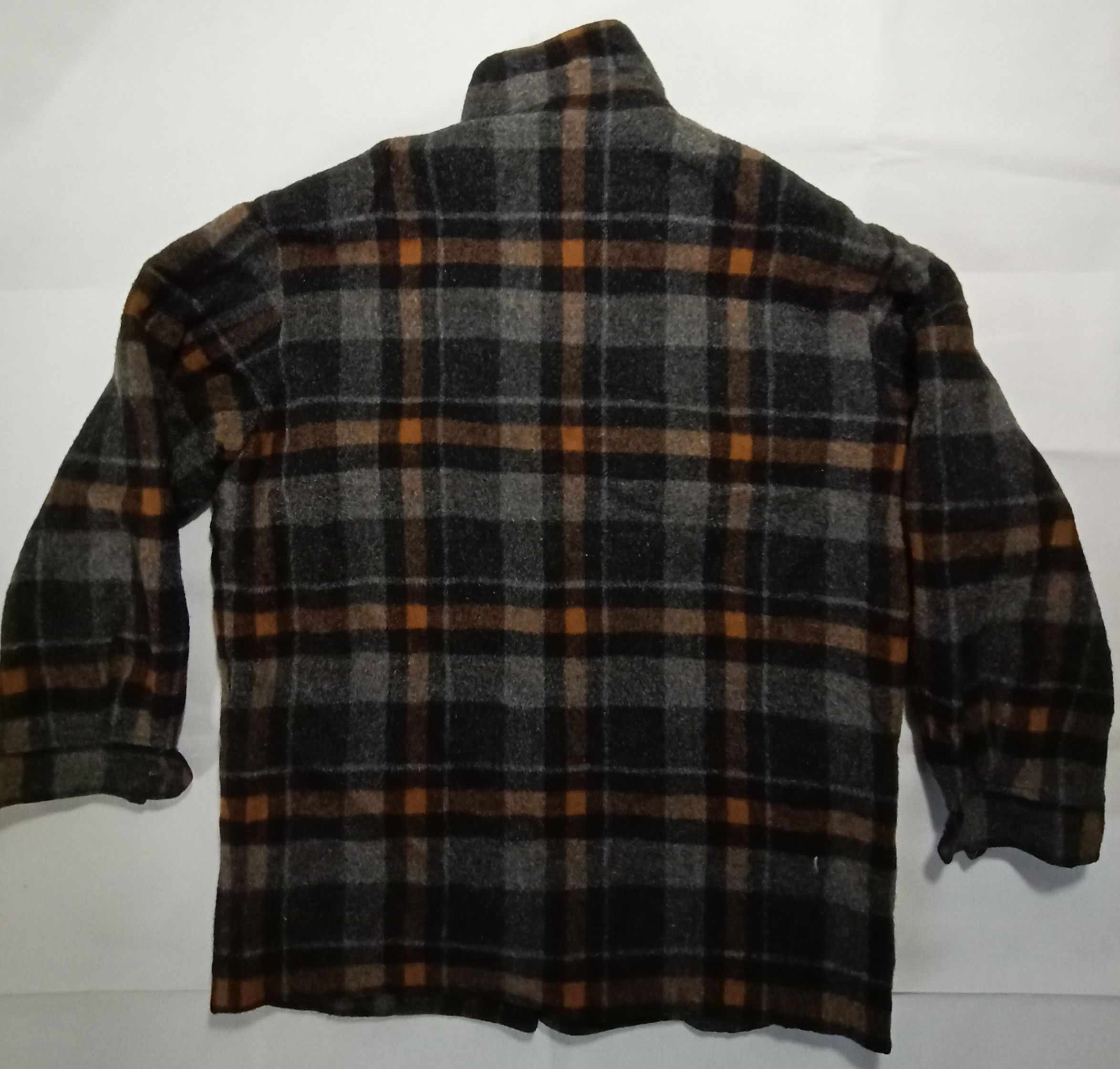 Designer RARE MCGREGOR WOOL JACKET Padded Shadow Plaid Flannel Size US L / EU 52-54 / 3 - 7 Thumbnail