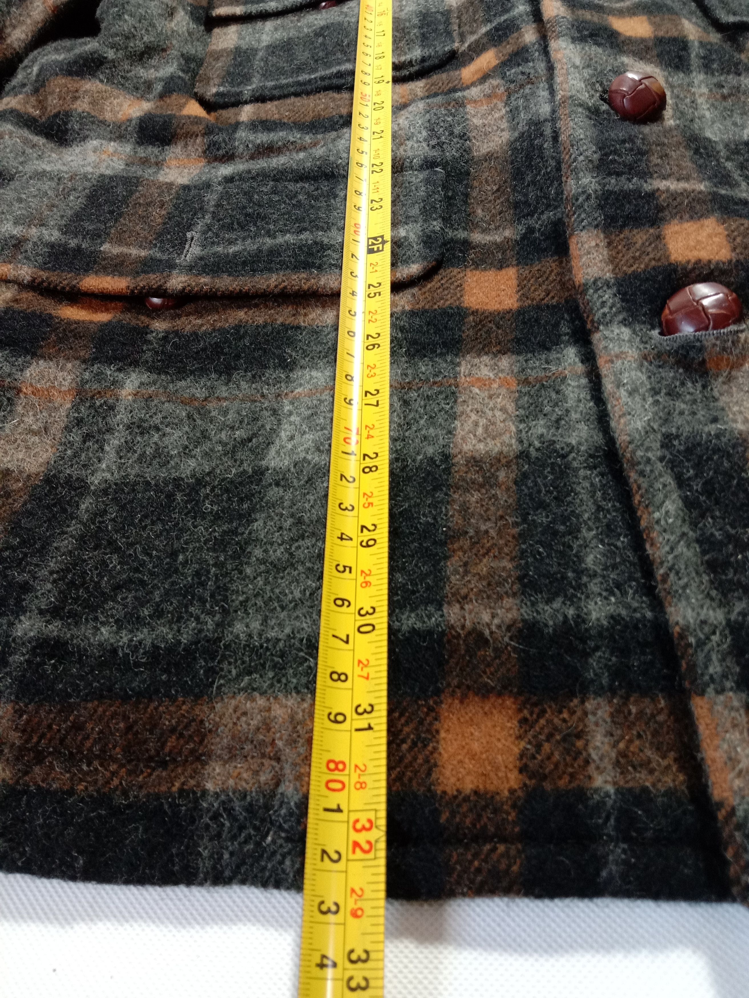 Designer RARE MCGREGOR WOOL JACKET Padded Shadow Plaid Flannel Size US L / EU 52-54 / 3 - 9 Thumbnail
